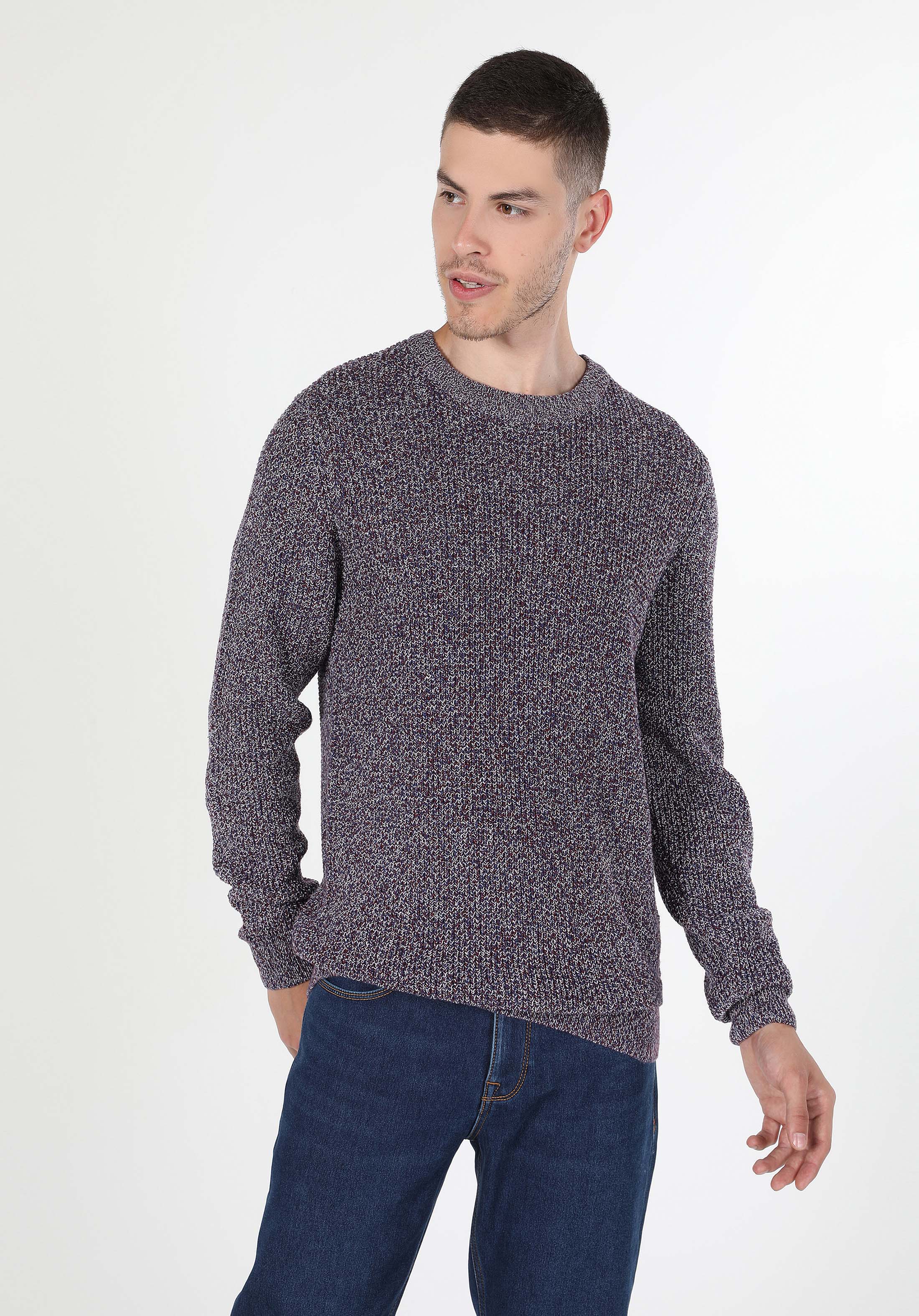 Afișați detalii pentru Pulover De Barbati Mov Regular Fit  Cl1060068