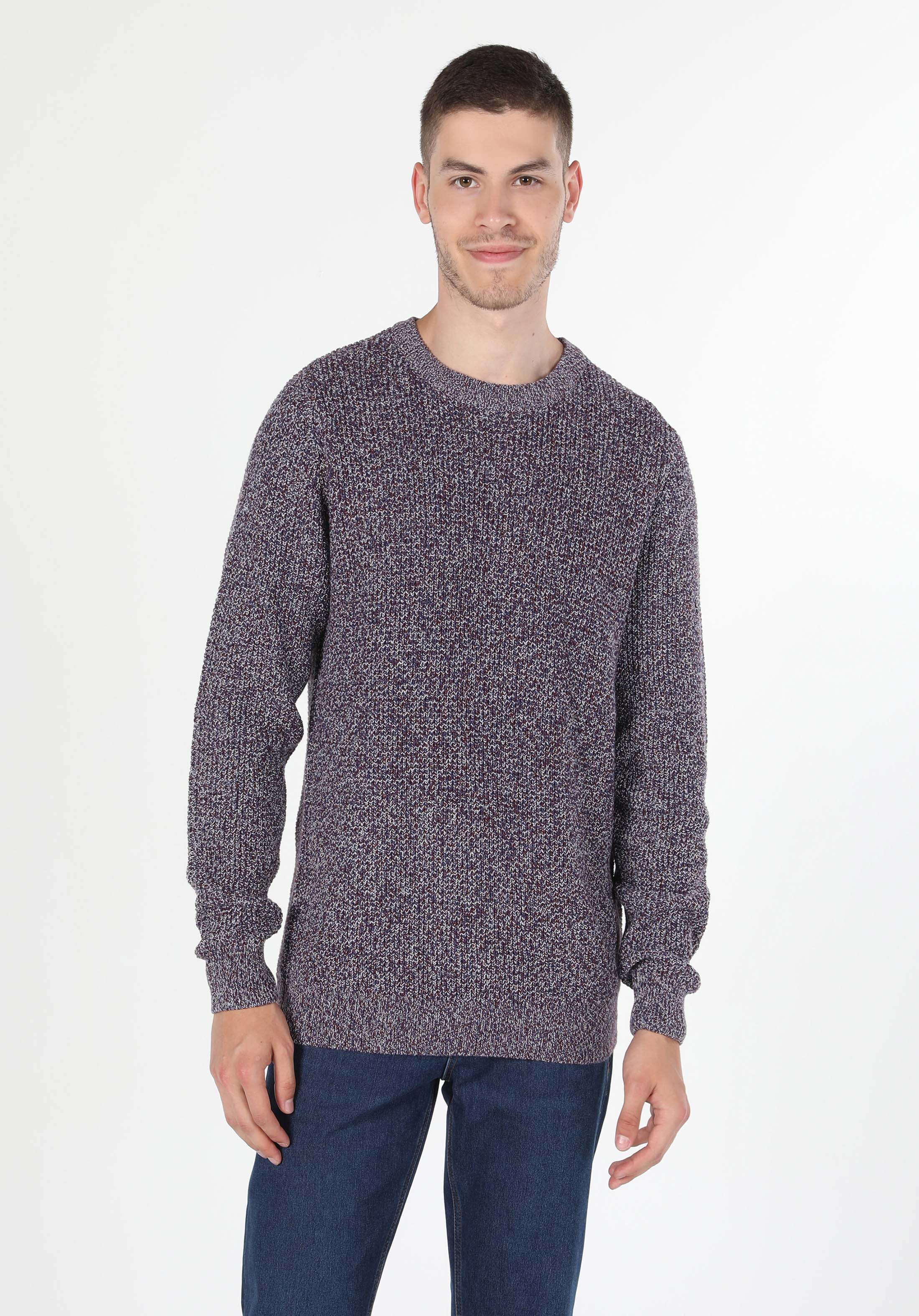 Afișați detalii pentru Pulover De Barbati Mov Regular Fit  Cl1060068