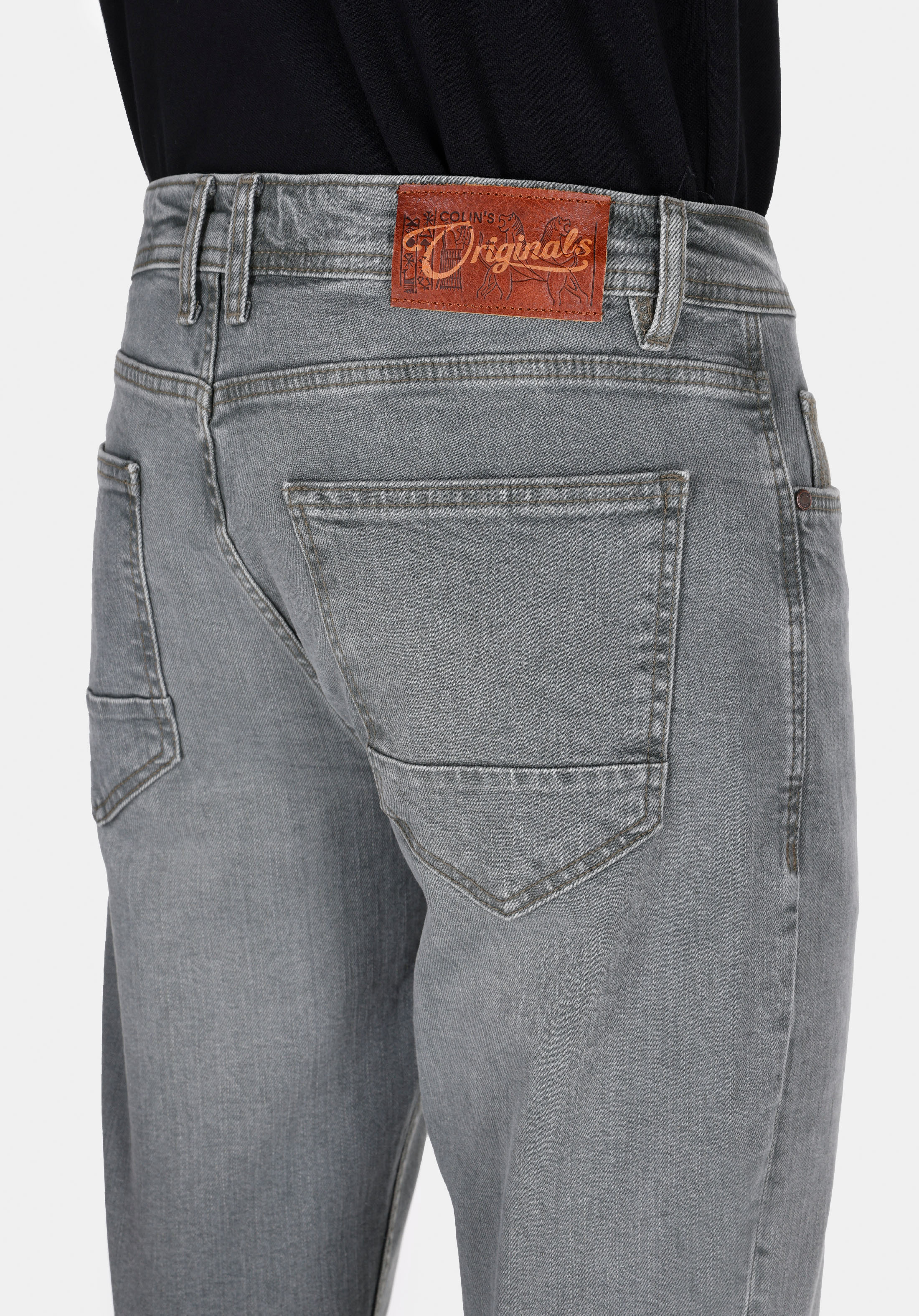 Afișați detalii pentru Pantaloni De Barbati Negru Regular Fit 045 David Cl1073397