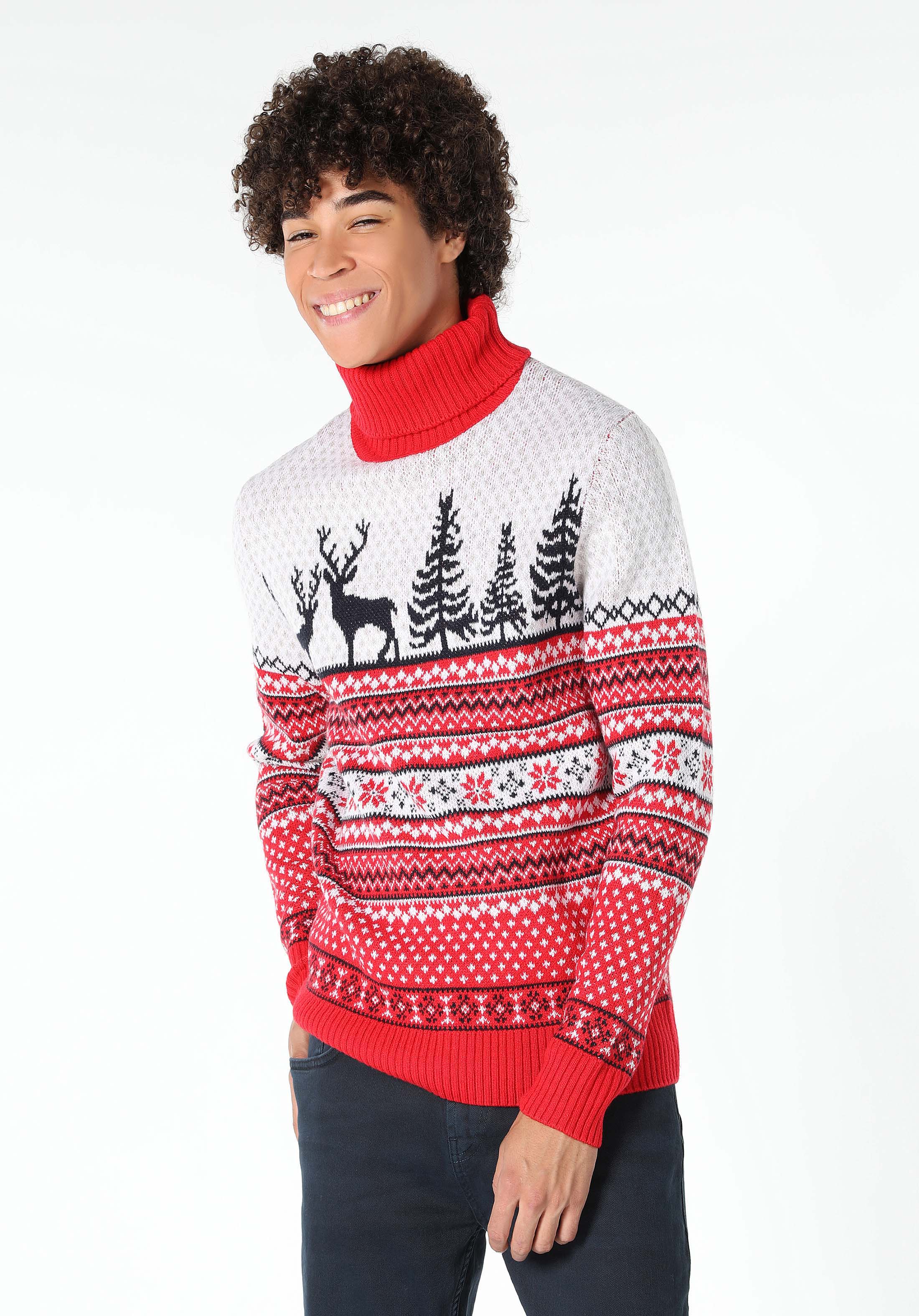 Afișați detalii pentru Pulover De Barbati Roşu Regular Fit  Cl1061513