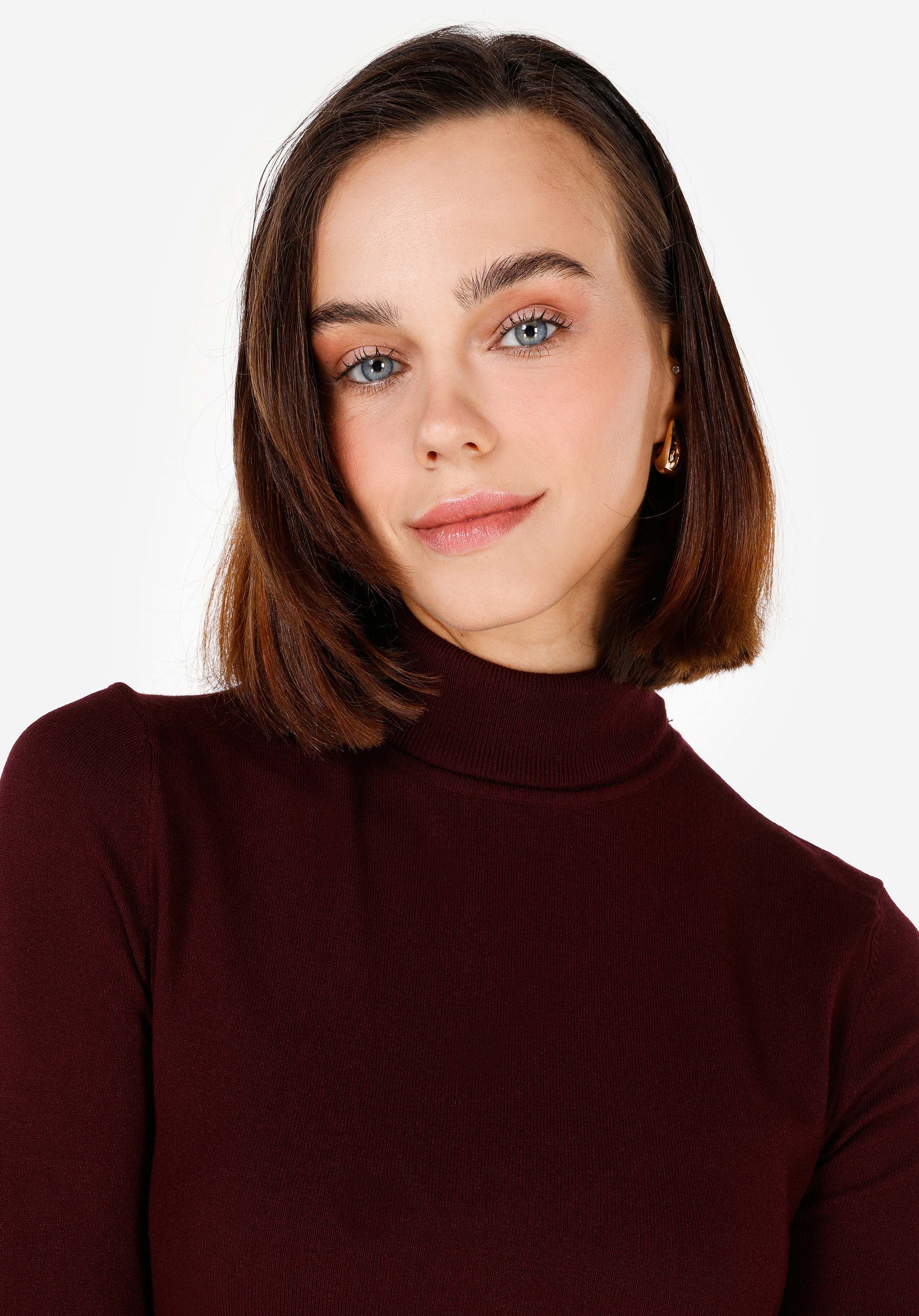 Afișați detalii pentru Pulover De Dama Mov Slim Fit  Cl1070208