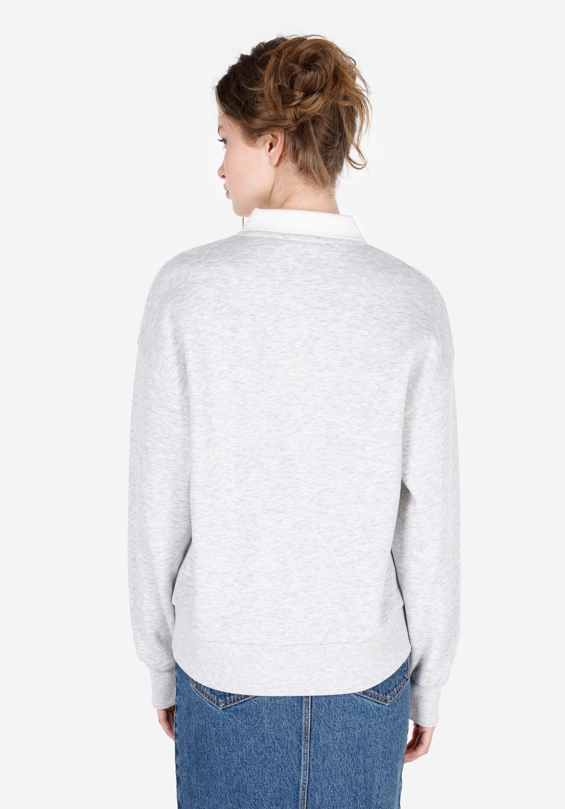 Afișați detalii pentru Hanorac / Bluza De Dama Gri Regular Fit  Cl1070458