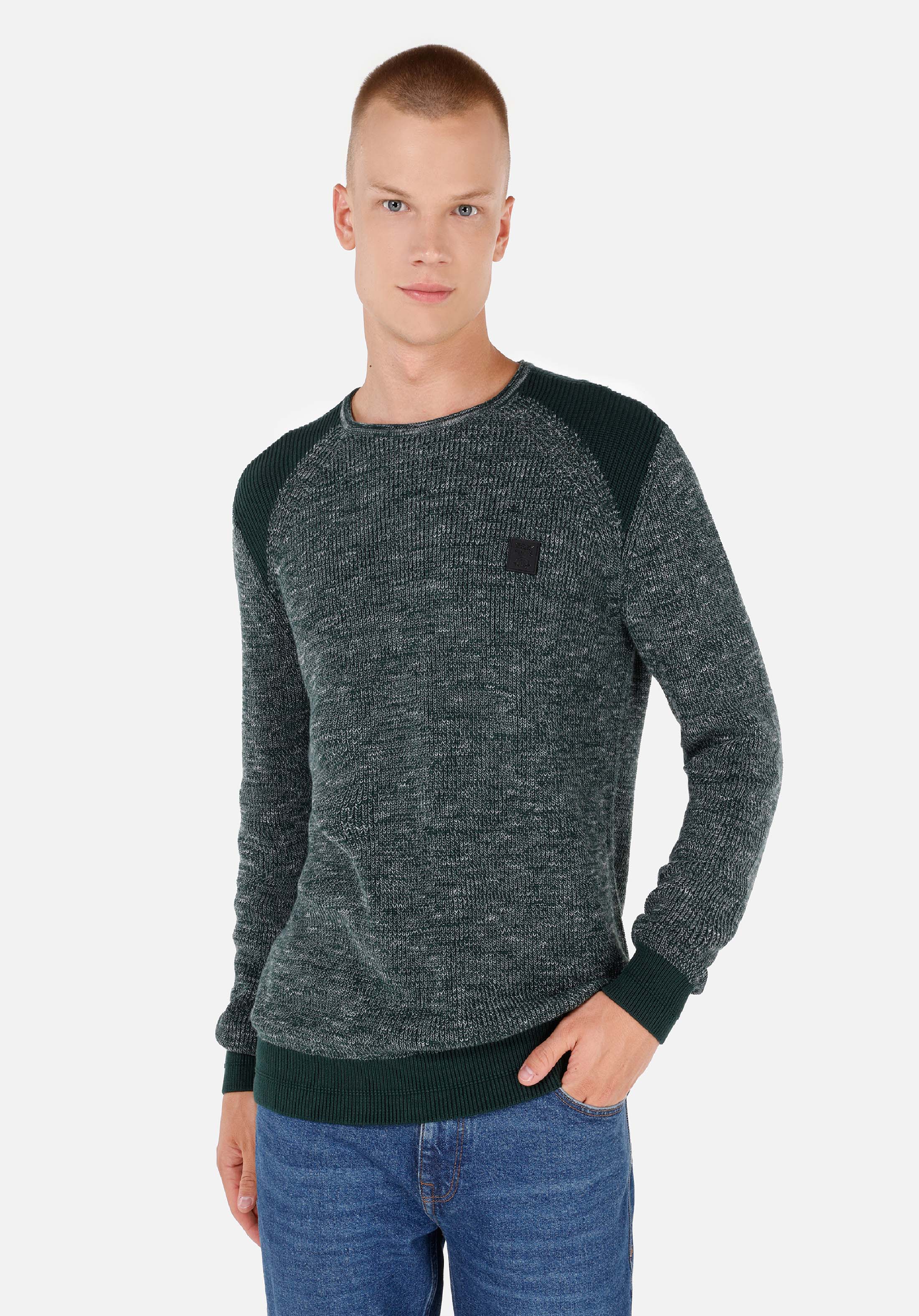 Afișați detalii pentru Pulover De Barbati Verde Regular Fit  Cl1069881