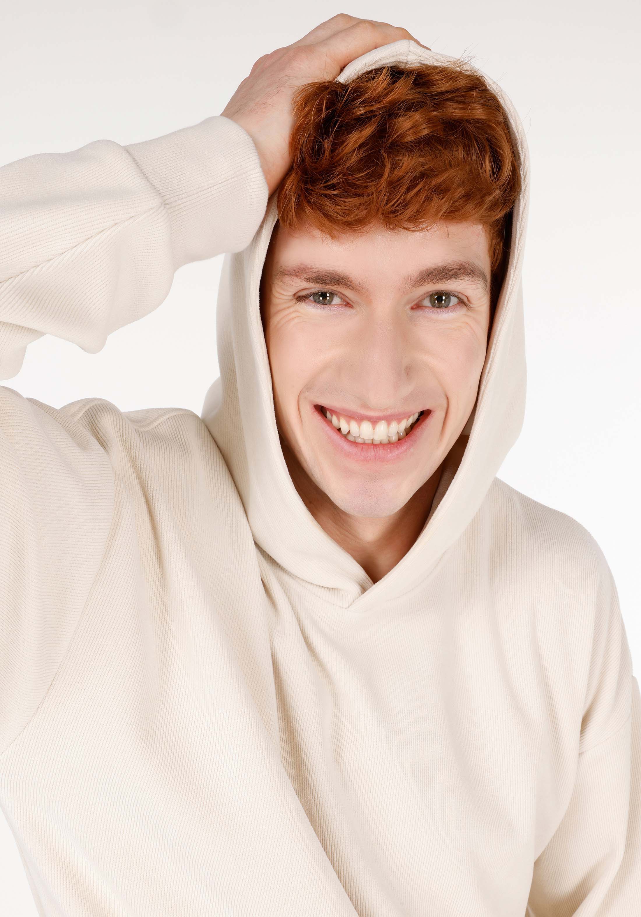 Afișați detalii pentru Hanorac / Bluza De Barbati Ecru Comfort Fit  Cl1070051