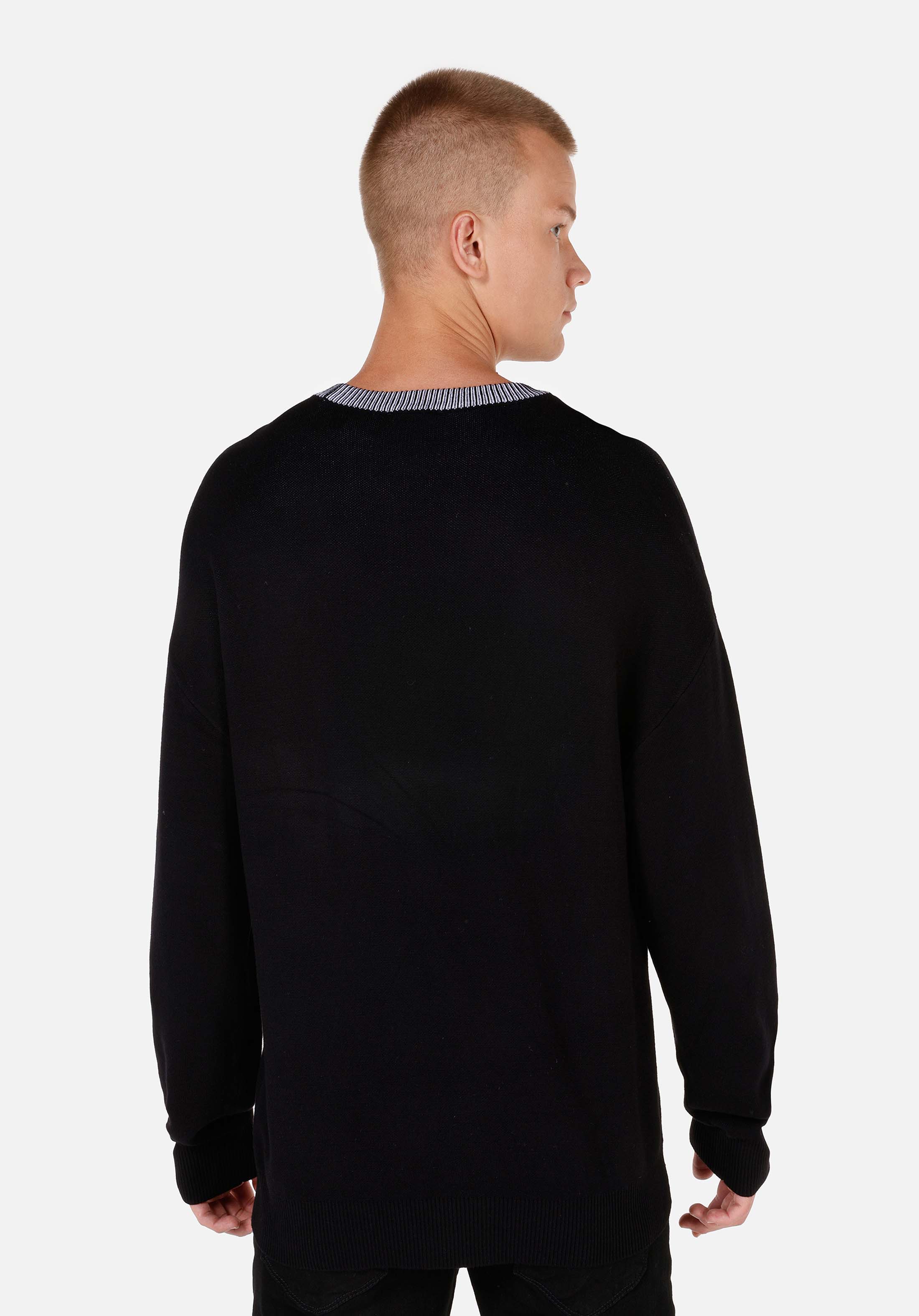 Afișați detalii pentru Pulover De Barbati Negru Comfort Fit  Cl1070068