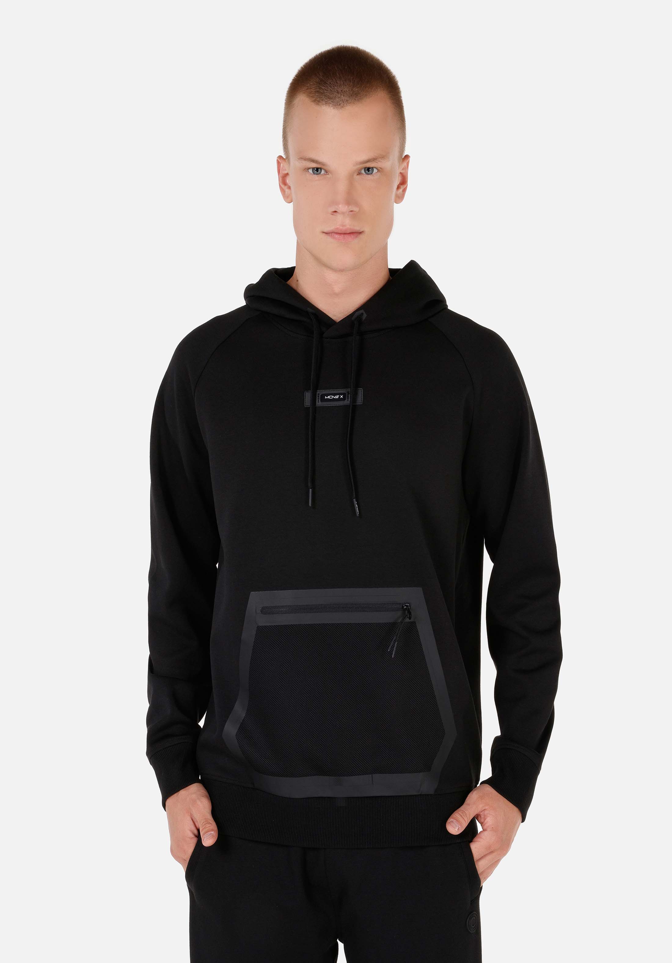 Afișați detalii pentru Hanorac / Bluza De Barbati Negru Regular Fit  Cl1070101