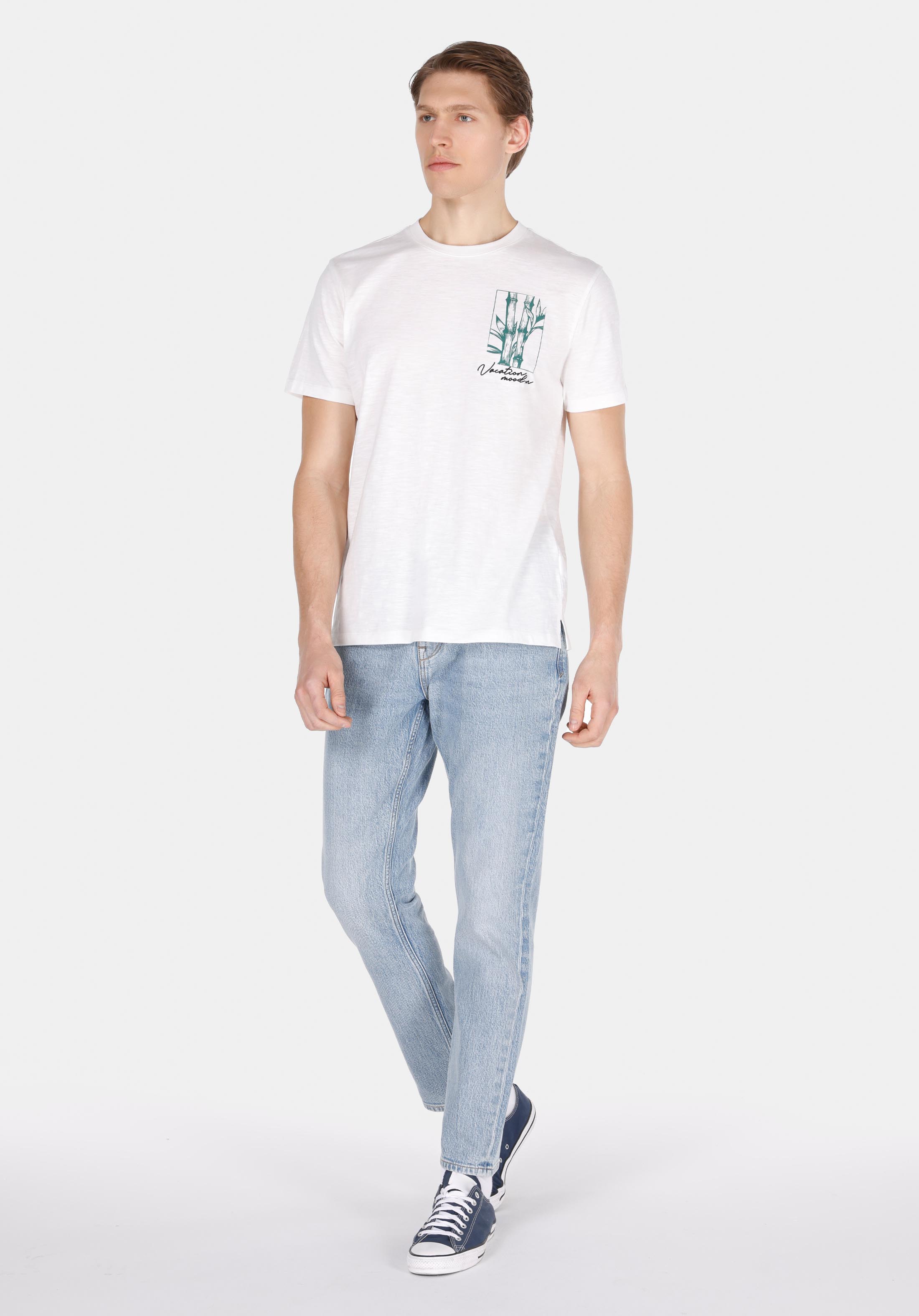 Afișați detalii pentru Pantaloni De Barbati Albastru Regular Fit 067 Jack Cl1073585