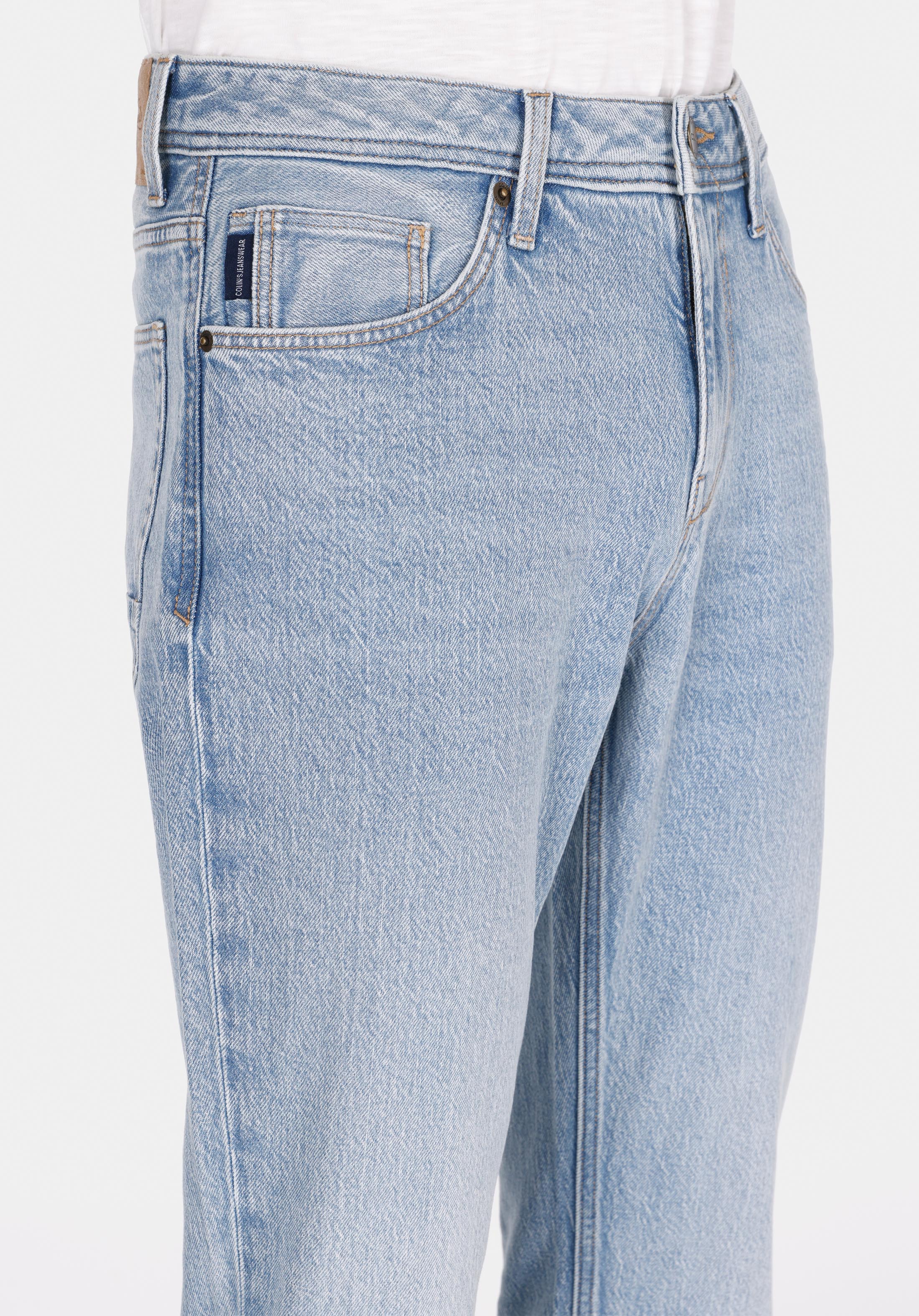Afișați detalii pentru Pantaloni De Barbati Albastru Regular Fit 067 Jack Cl1073585