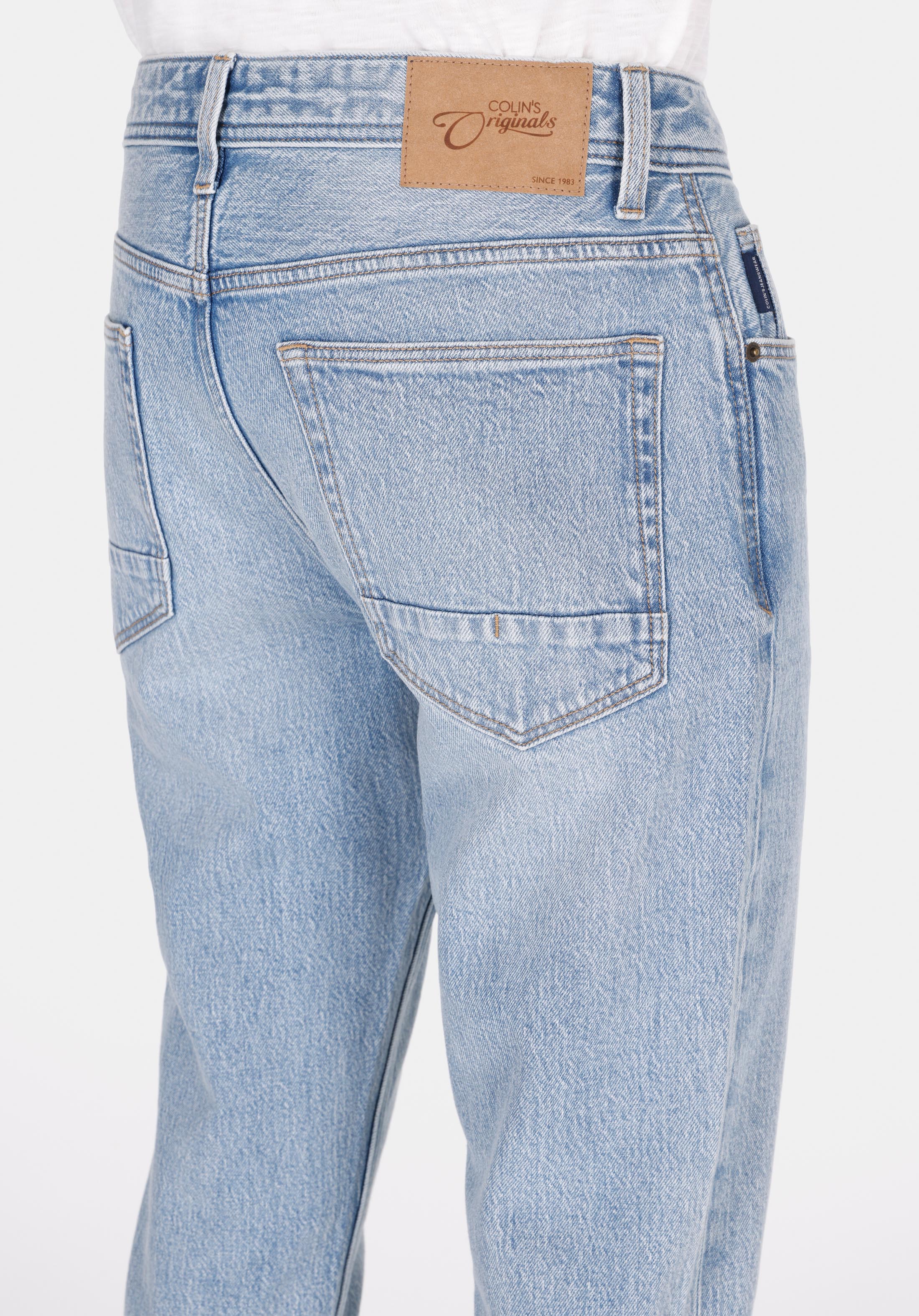 Afișați detalii pentru Pantaloni De Barbati Albastru Regular Fit 067 Jack Cl1073585