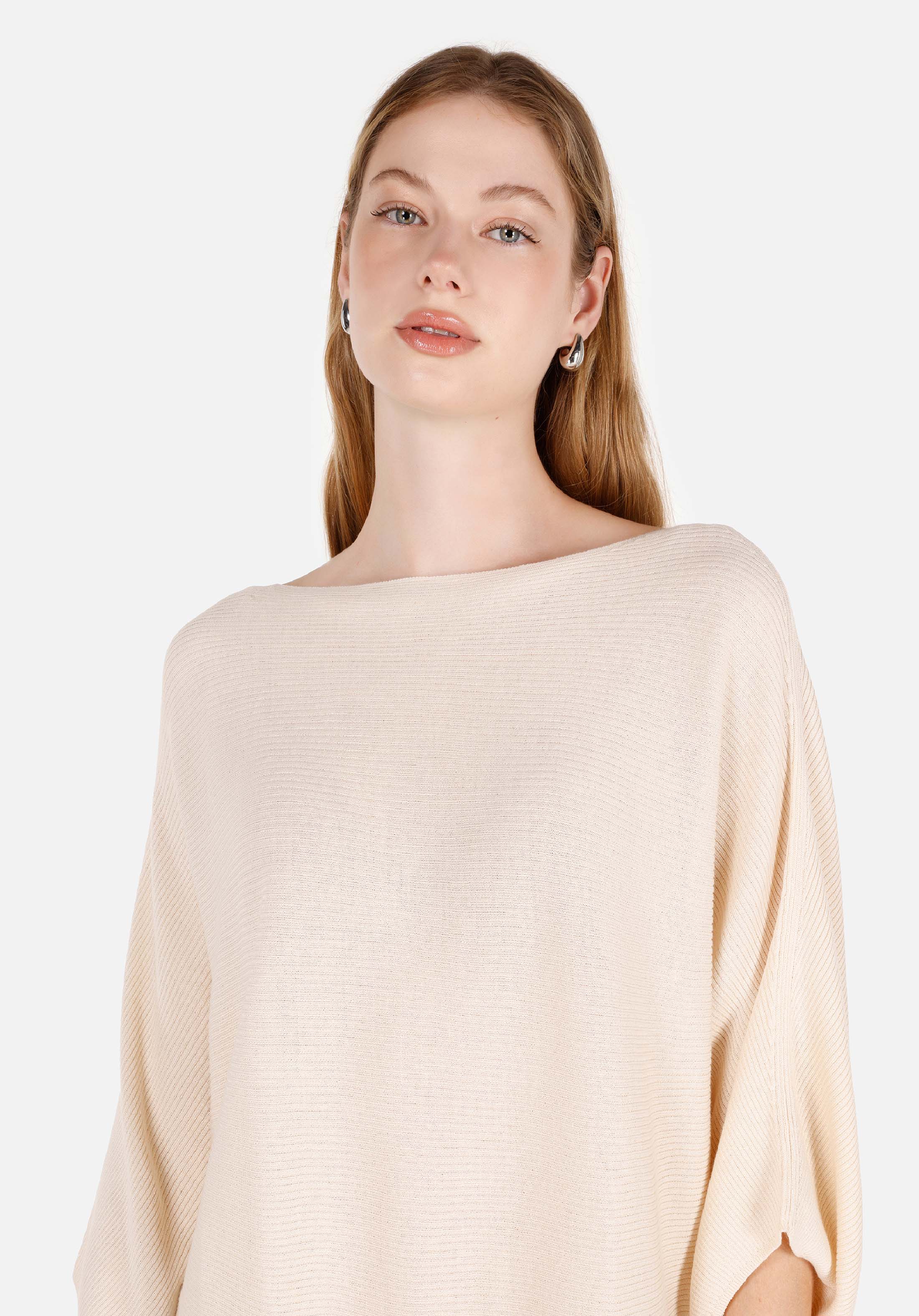 Afișați detalii pentru Pulover De Dama Bej Regular Fit  Cl1070885