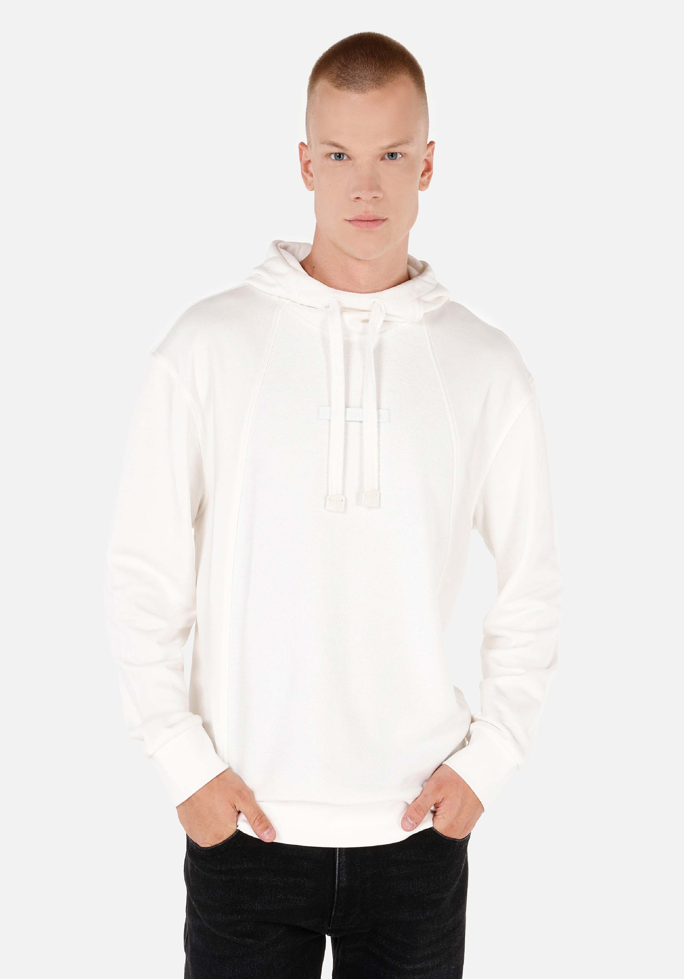 Afișați detalii pentru Hanorac / Bluza De Barbati Alb Comfort Fit  Cl1070977