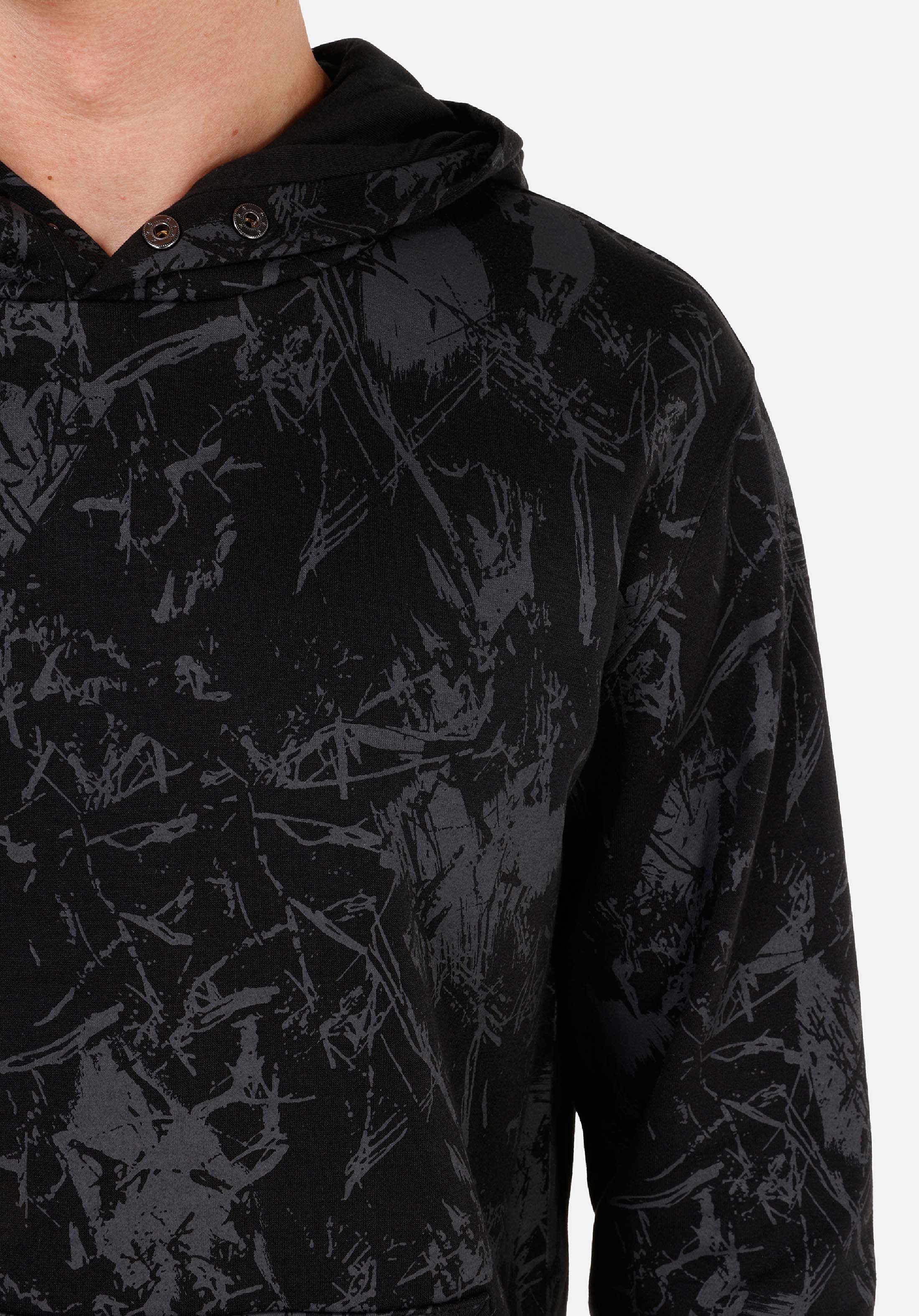 Afișați detalii pentru Hanorac / Bluza De Barbati Negru Regular Fit  Cl1071032