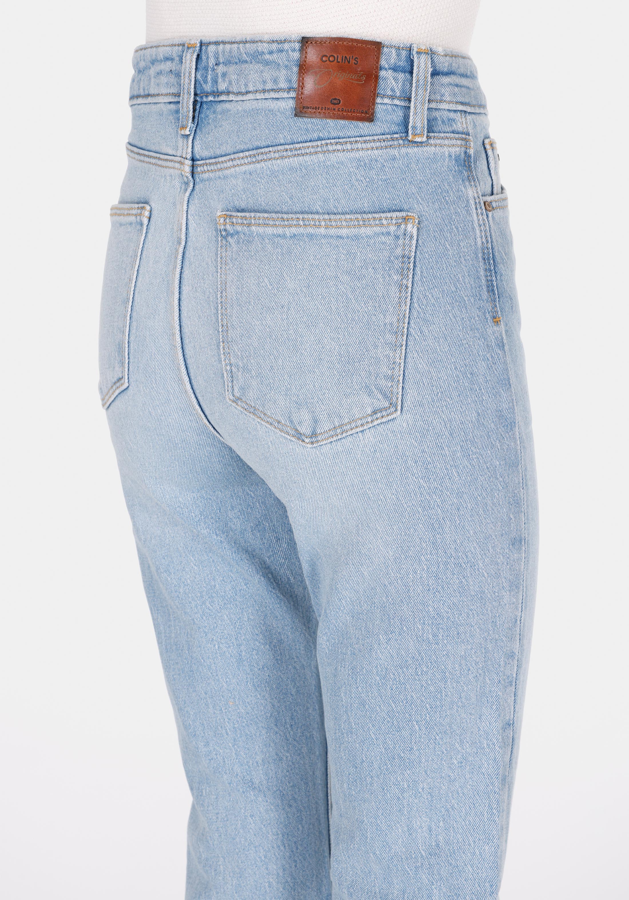 Afișați detalii pentru Pantaloni De Dama Albastru Regular Fit 791 Monica Cl1073901