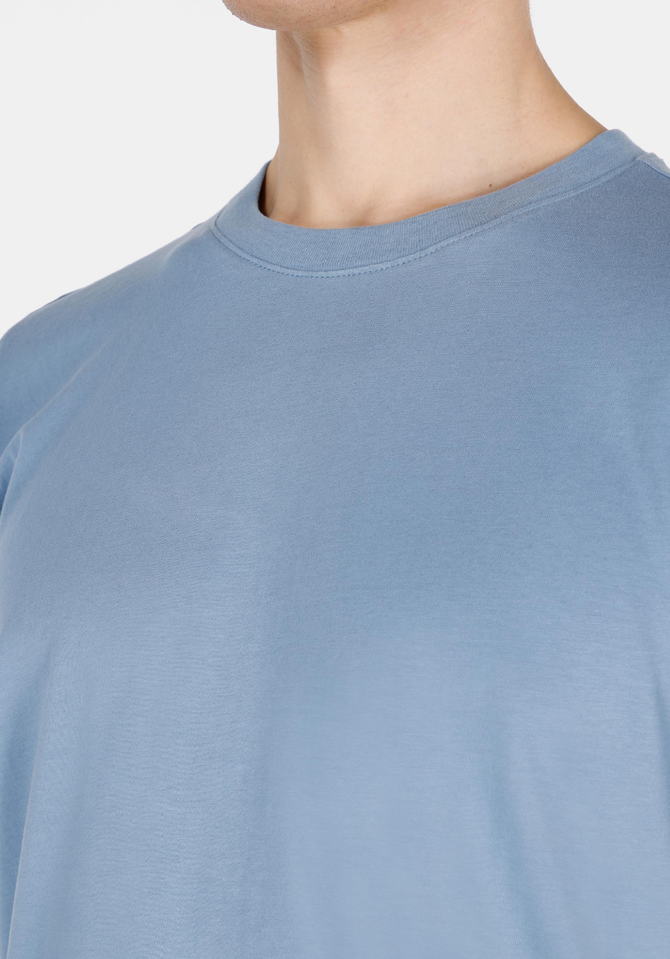 Afișați detalii pentru Tricou Cu Maneca Scurta De Barbati Albastru Regular Fit  Cl1073961