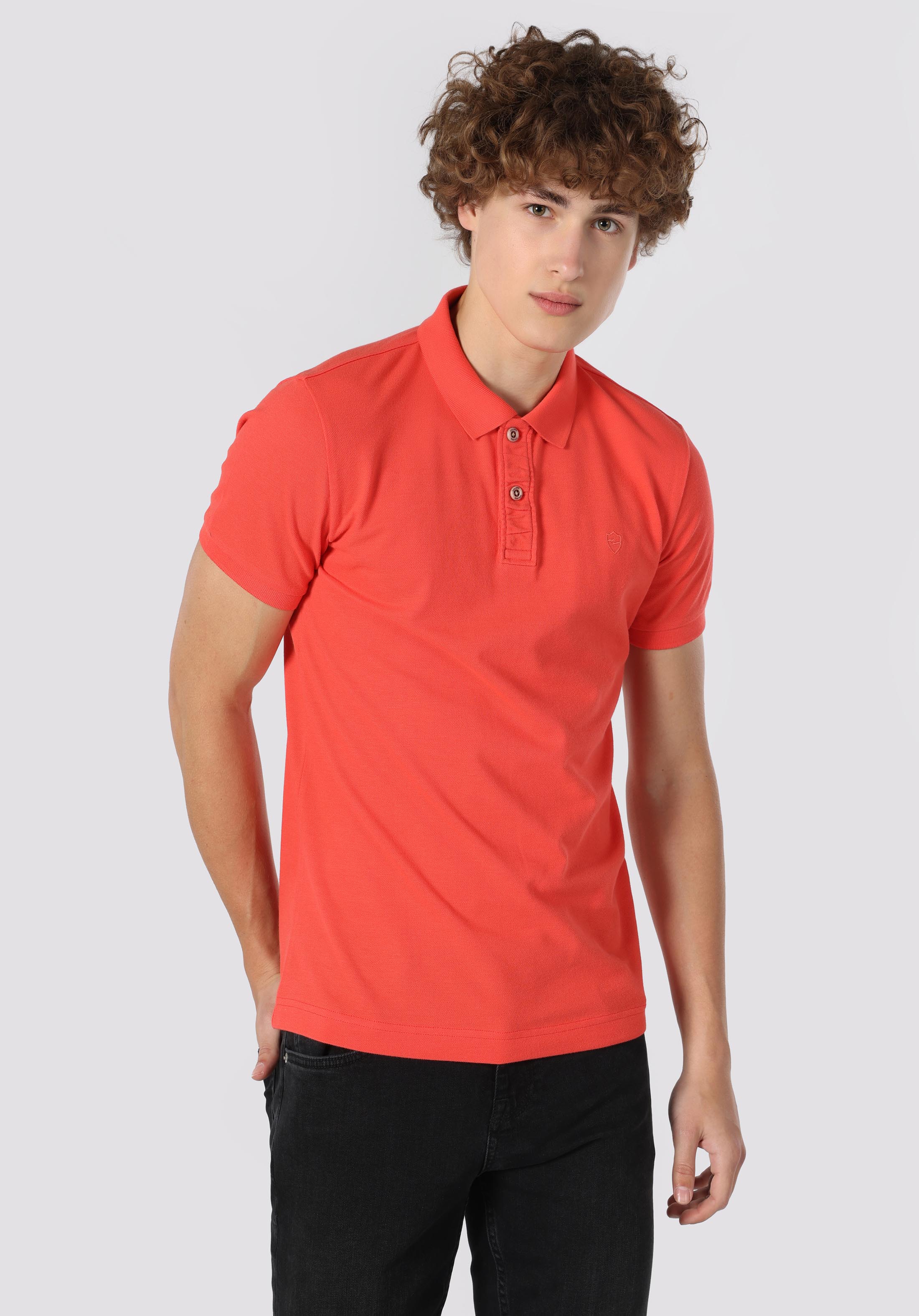 Afișați detalii pentru Tricou Polo Cu Maneca Scurta De Barbati  Slim Fit  Cltktmpts0244260