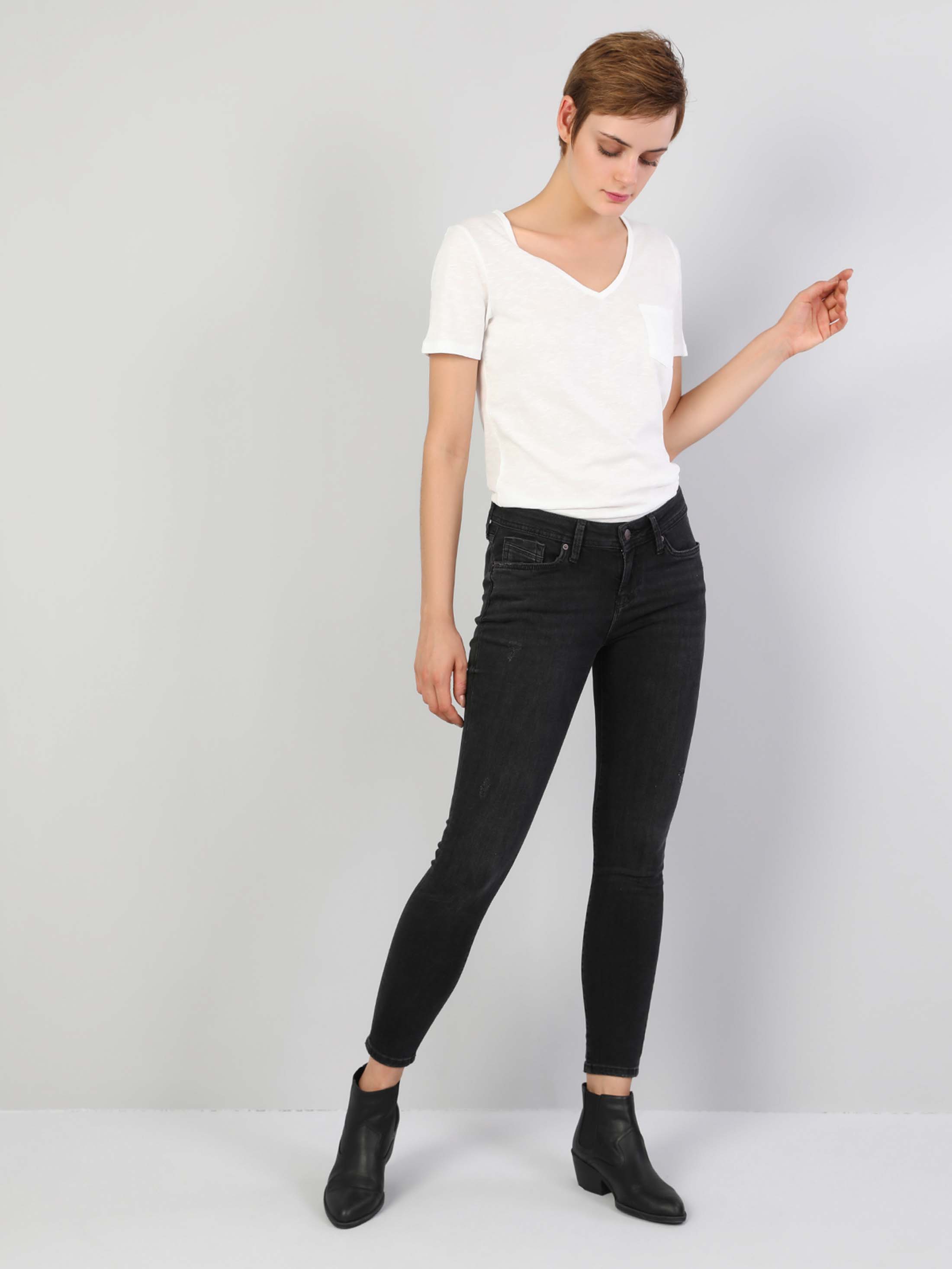 Afișați detalii pentru Pantaloni De Dama  Super Slim Fit 757 Sally Cl1046977