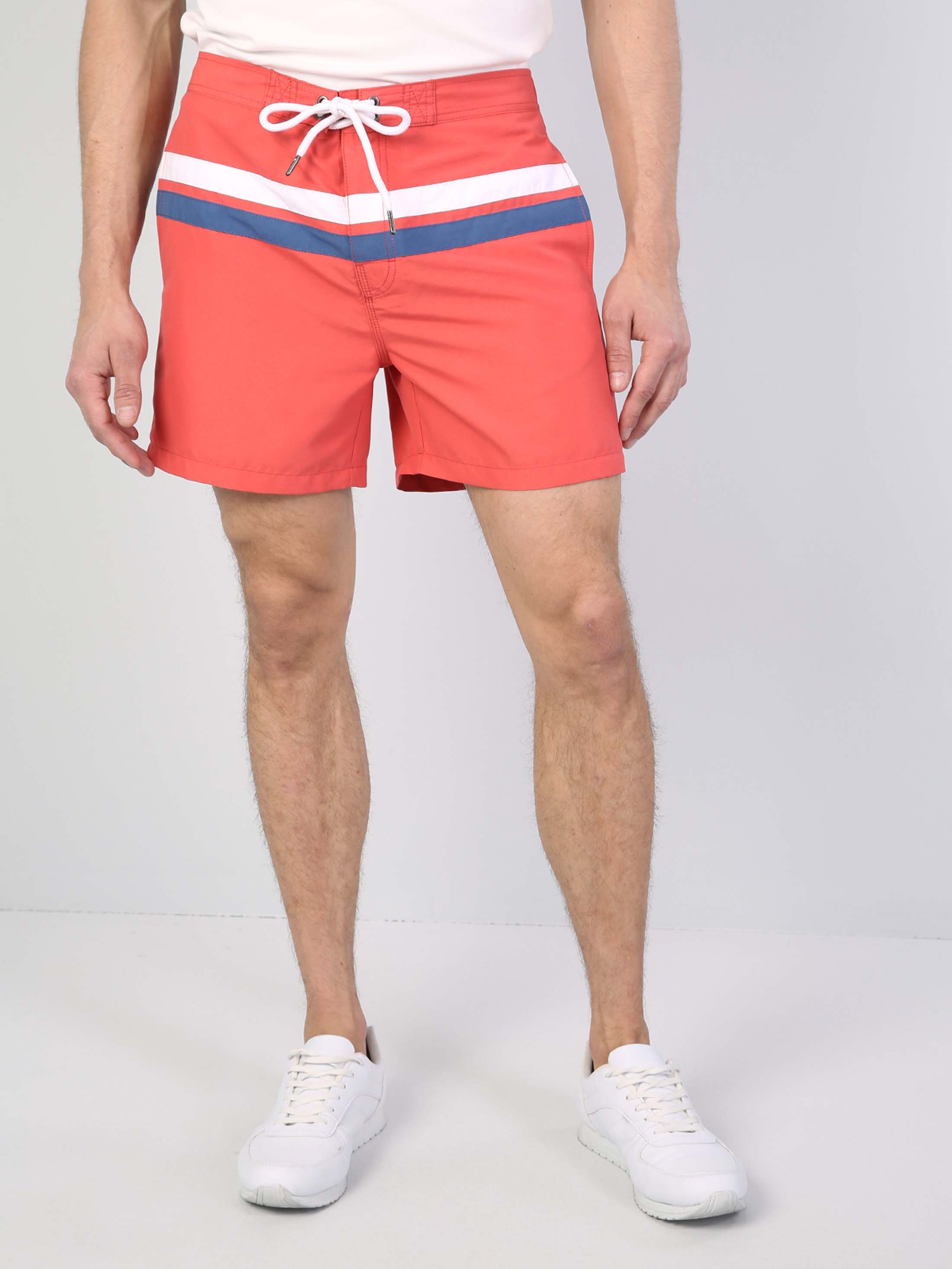 Afișați detalii pentru Short De Plaja De Barbati Coral Slim Fit  Cl1041855