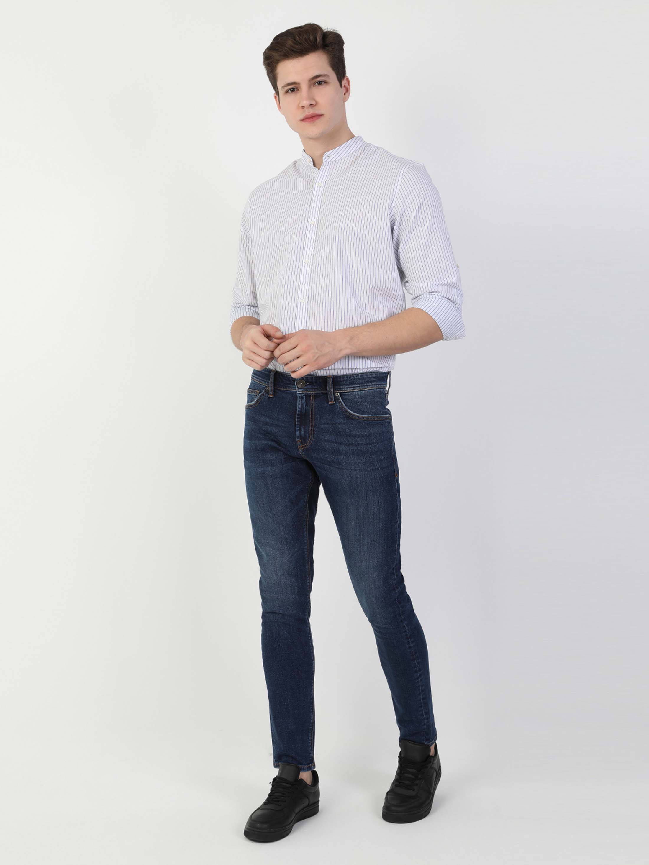 Afișați detalii pentru Pantaloni De Barbati Denim Slim Fit 041 Danny Cl1047569