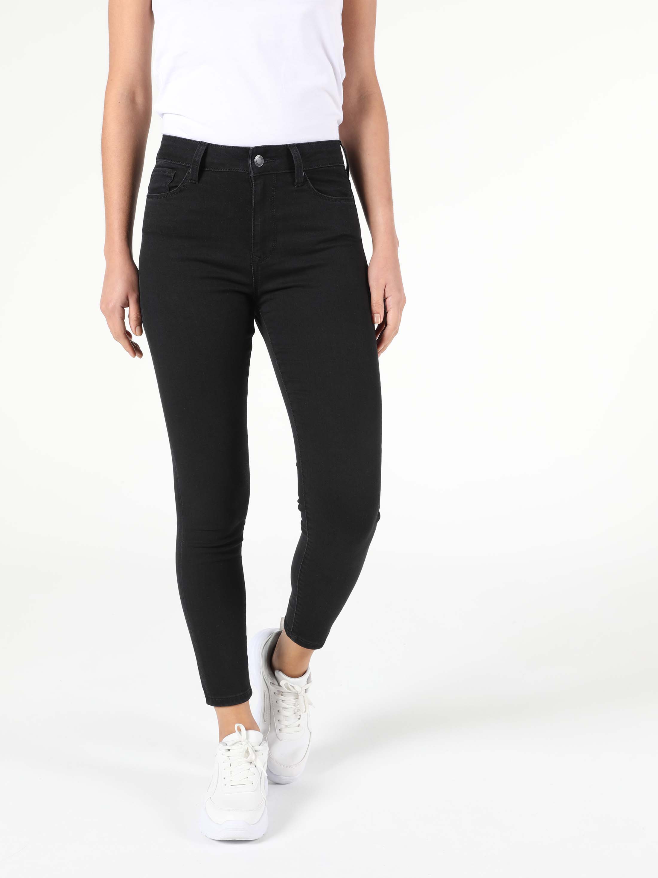 Afișați detalii pentru Pantaloni De Dama Negru Super Slim Fit 760 Diana Cl1049409