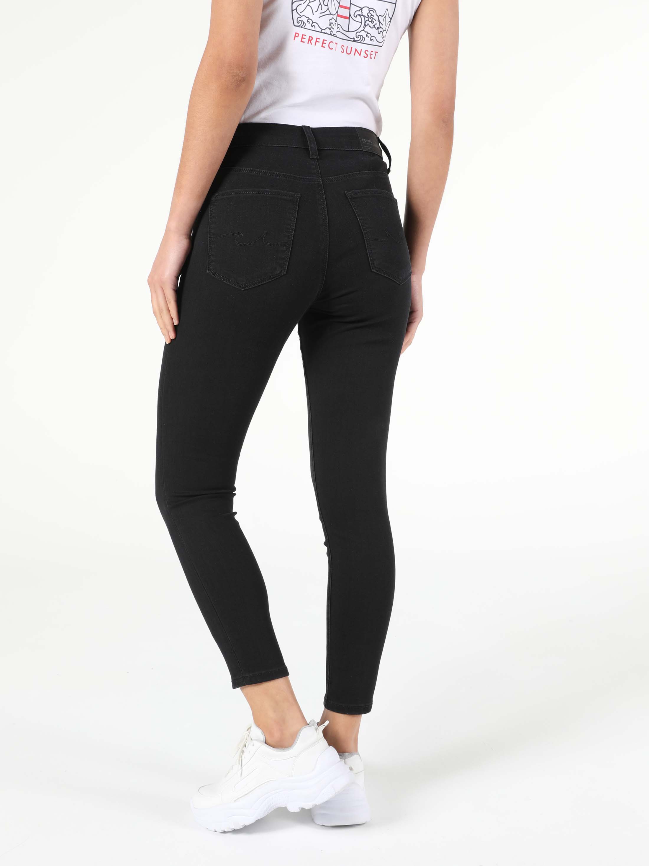 Afișați detalii pentru Pantaloni De Dama Negru Super Slim Fit 760 Diana Cl1049409