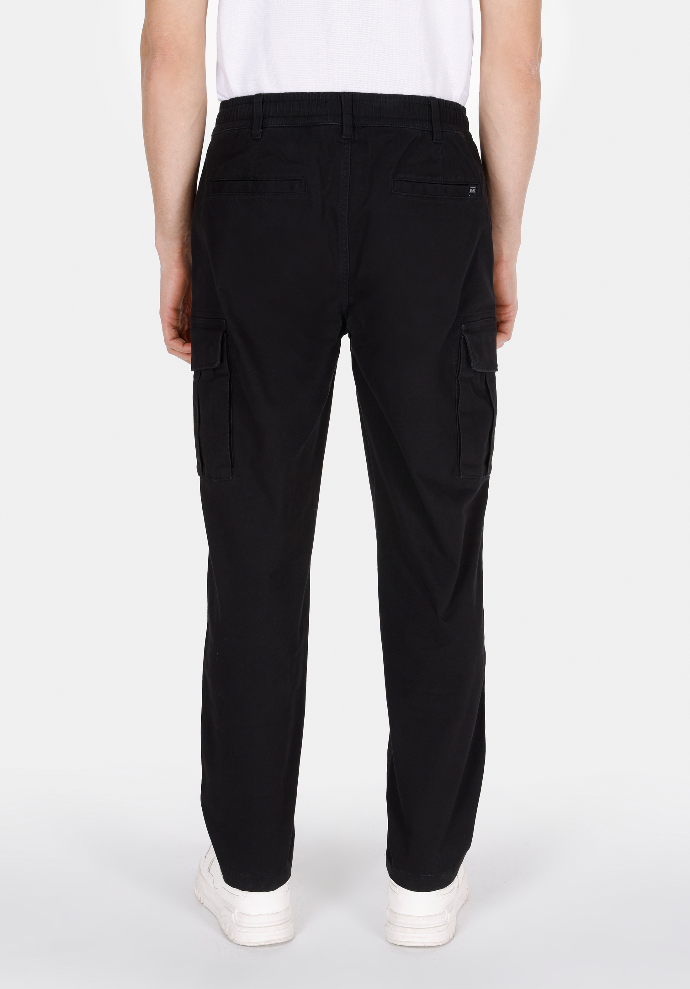 Afișați detalii pentru Pantaloni De Barbati Negru Regular Fit  Cl1073572