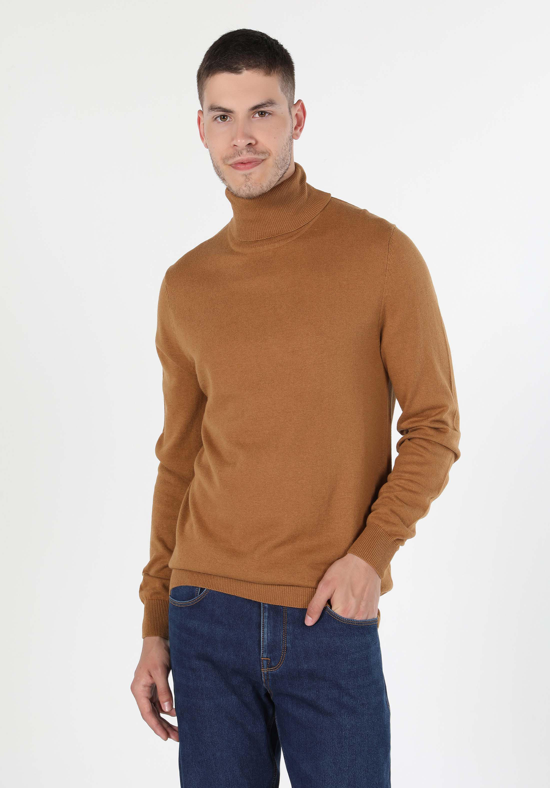 Afișați detalii pentru Pulover De Barbati Camel Slim Fit  Cl1023624