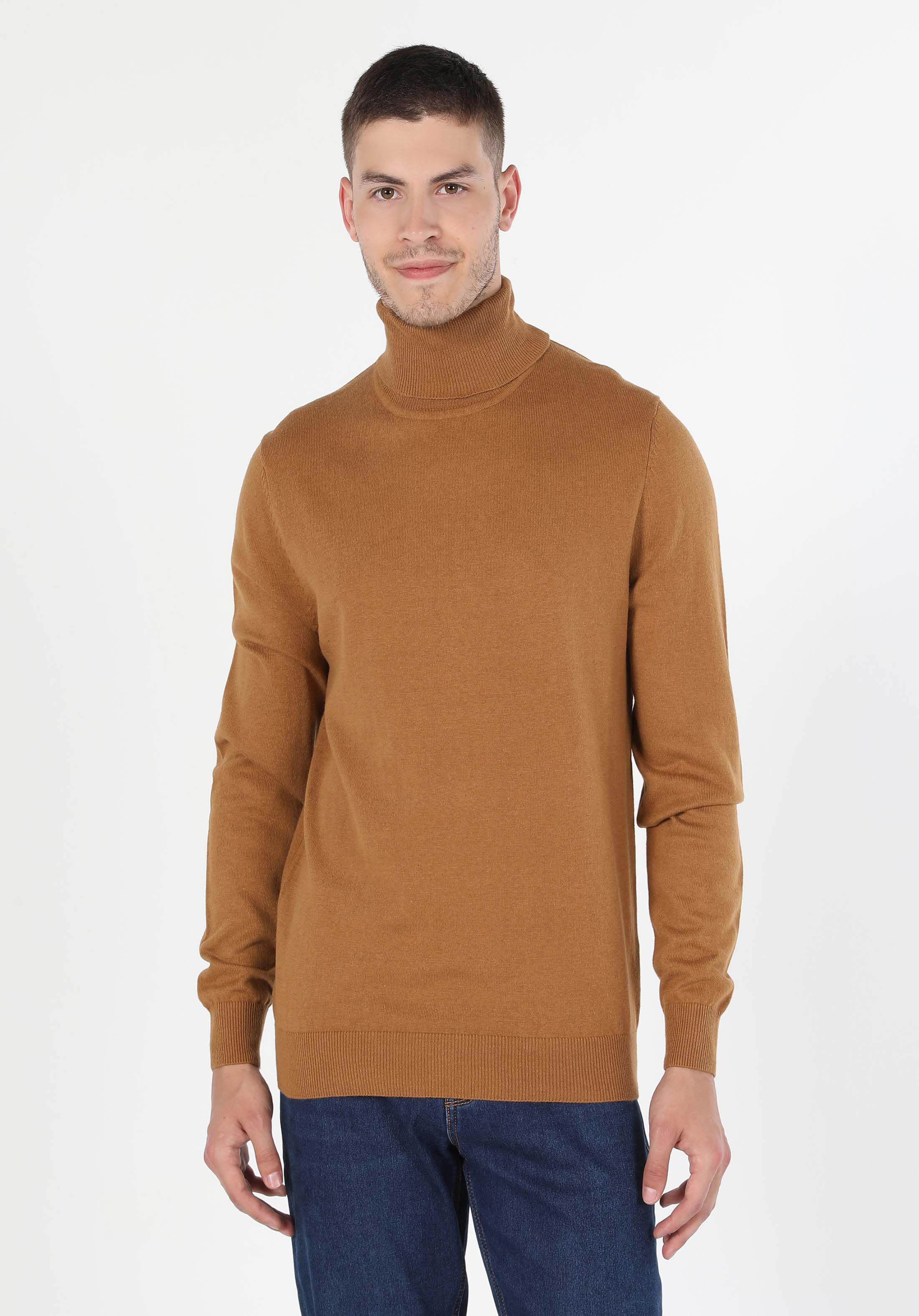 Afișați detalii pentru Pulover De Barbati Camel Slim Fit  Cl1023624