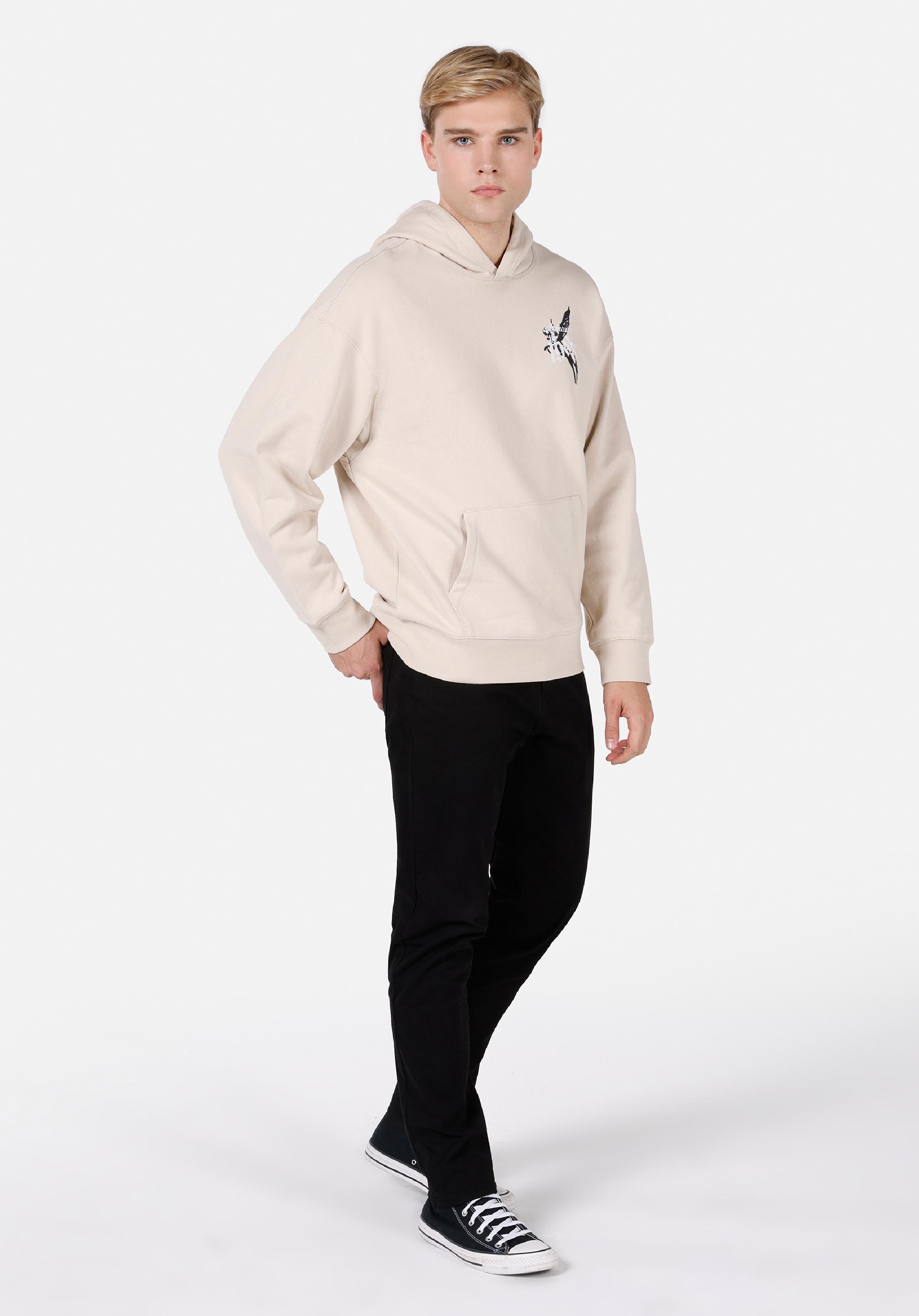 Afișați detalii pentru Hanorac / Bluza De Barbati Bej Comfort Fit  Cl1072048