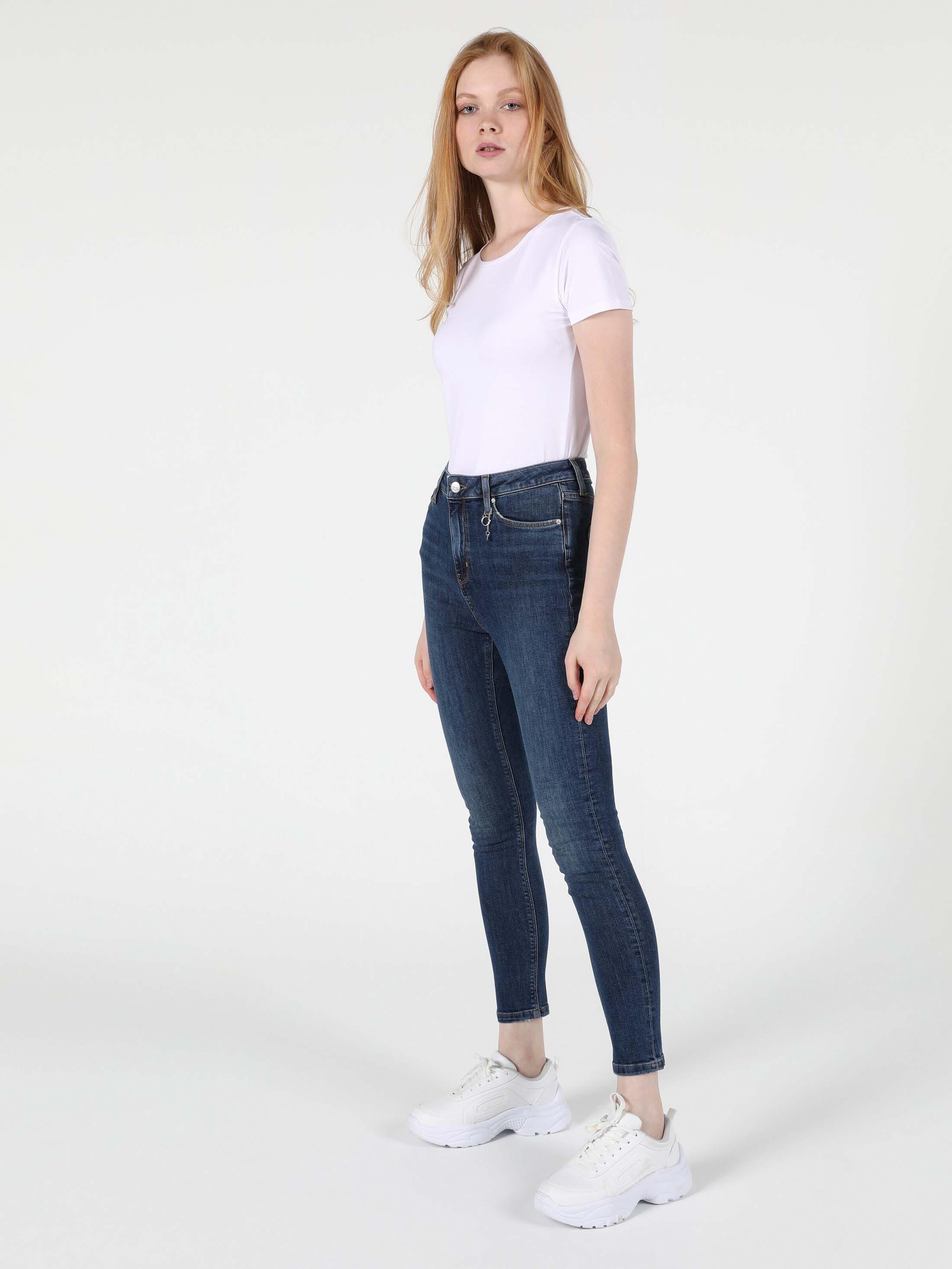 Afișați detalii pentru Pantaloni De Dama Denim Super Slim Fit 760 Diana Cl1051951