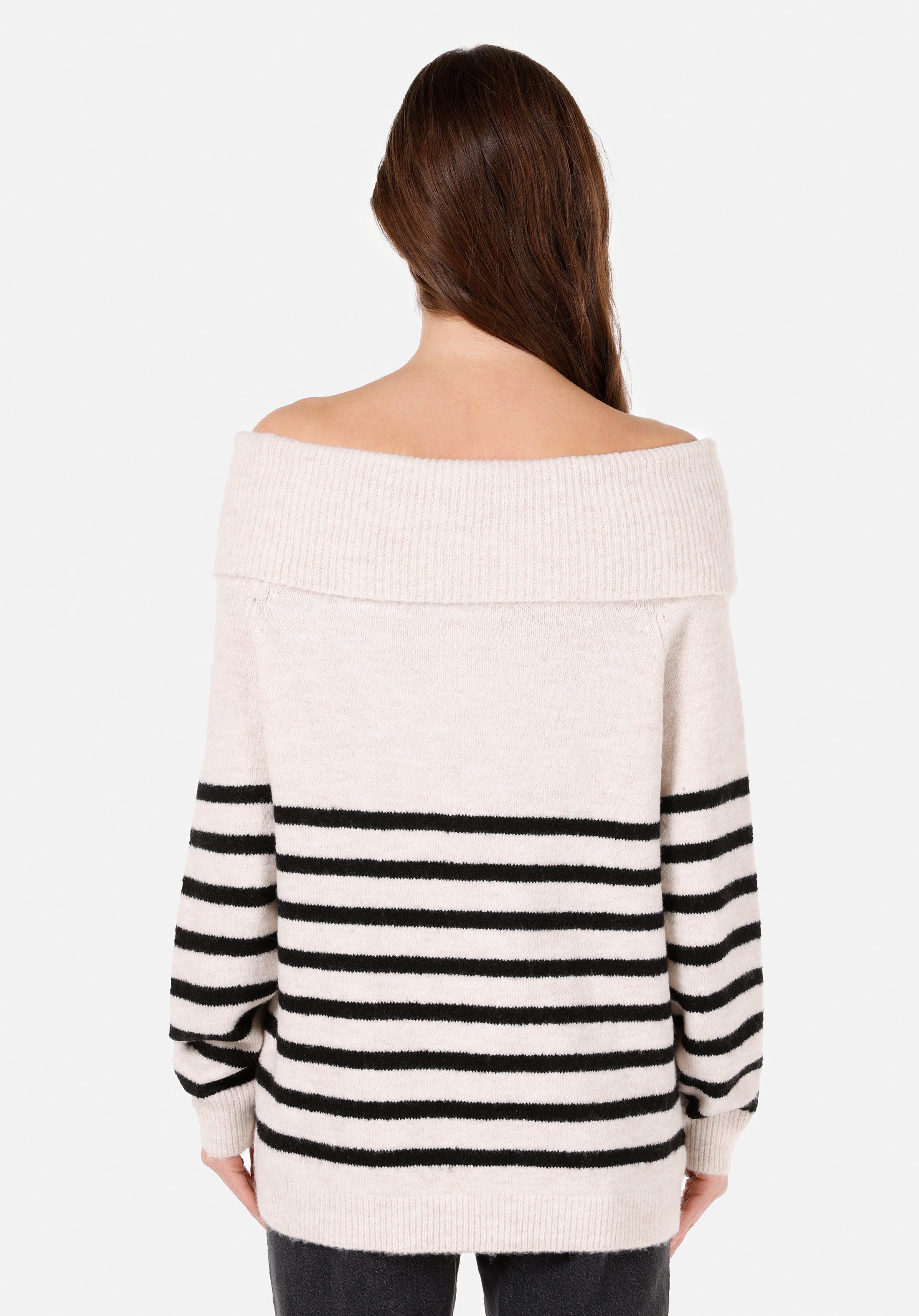 Afișați detalii pentru Pulover De Dama Ecru Regular Fit  Cl1072140