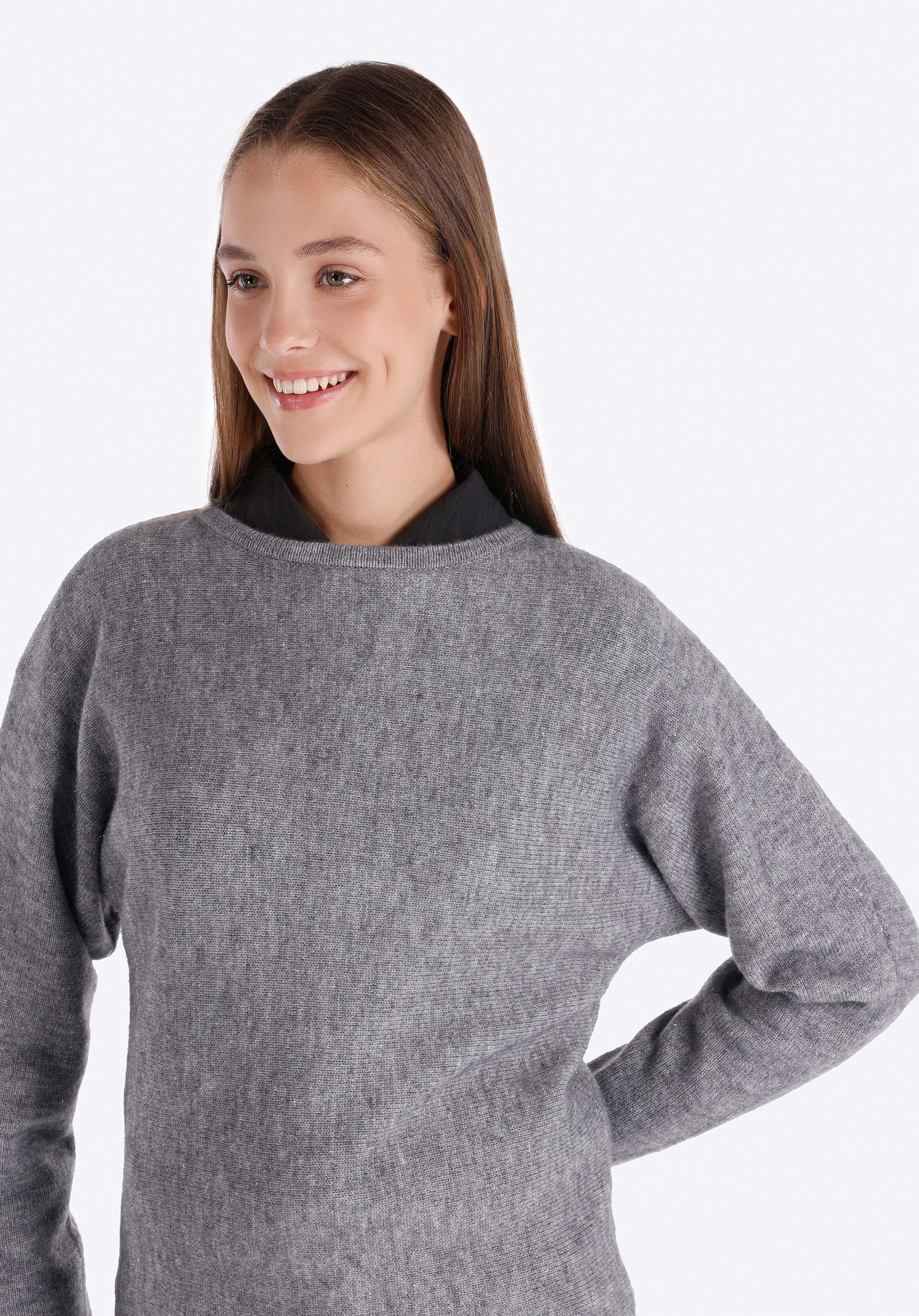 Afișați detalii pentru Pulover De Dama Gri Regular Fit  Cl1066256