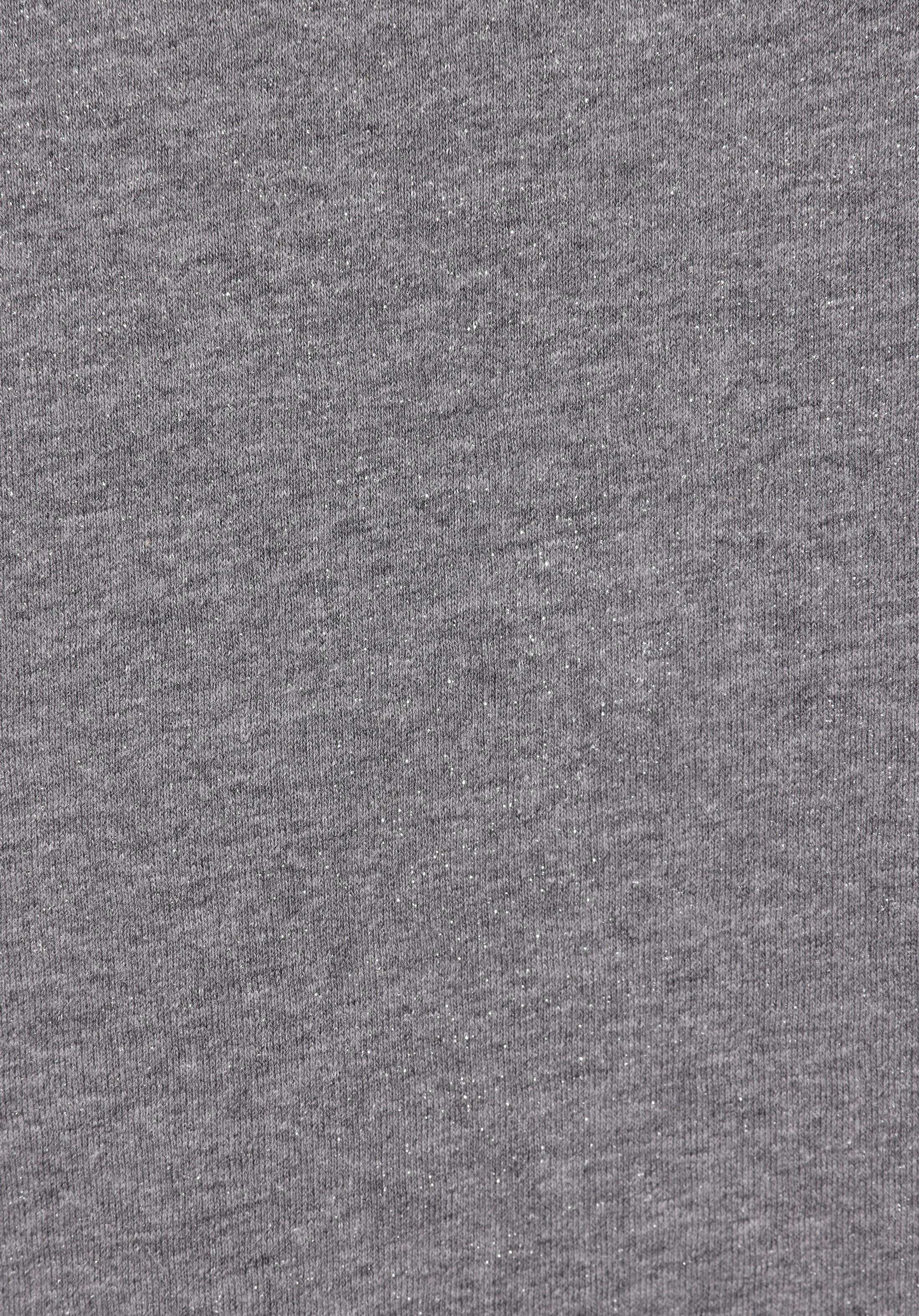 Afișați detalii pentru Regular Fit Round Collar Imprimat Hanorac Gri Pentru Femei