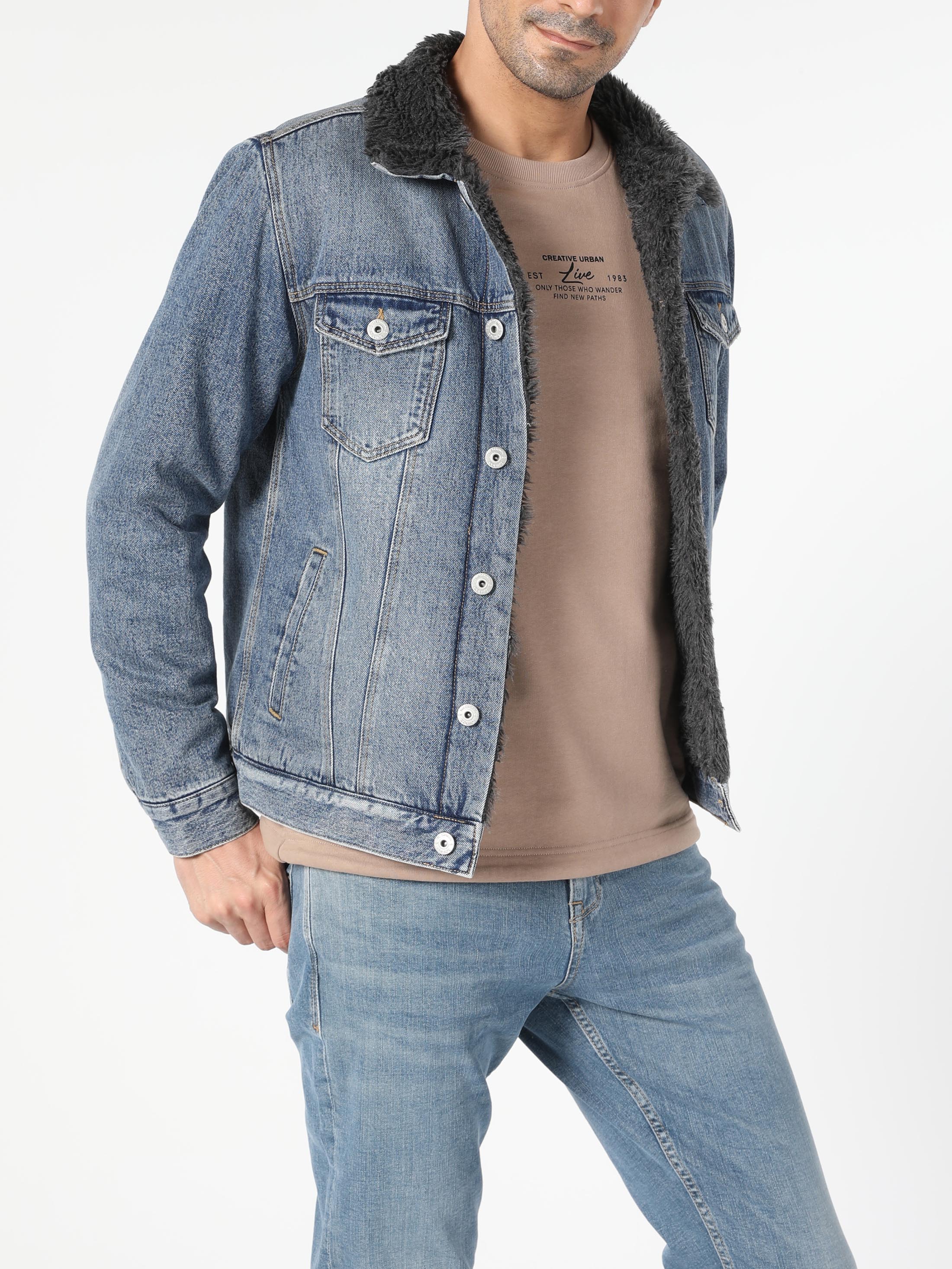 Afișați detalii pentru Jacheta De Barbati Denim Regular Fit  Cl1055638