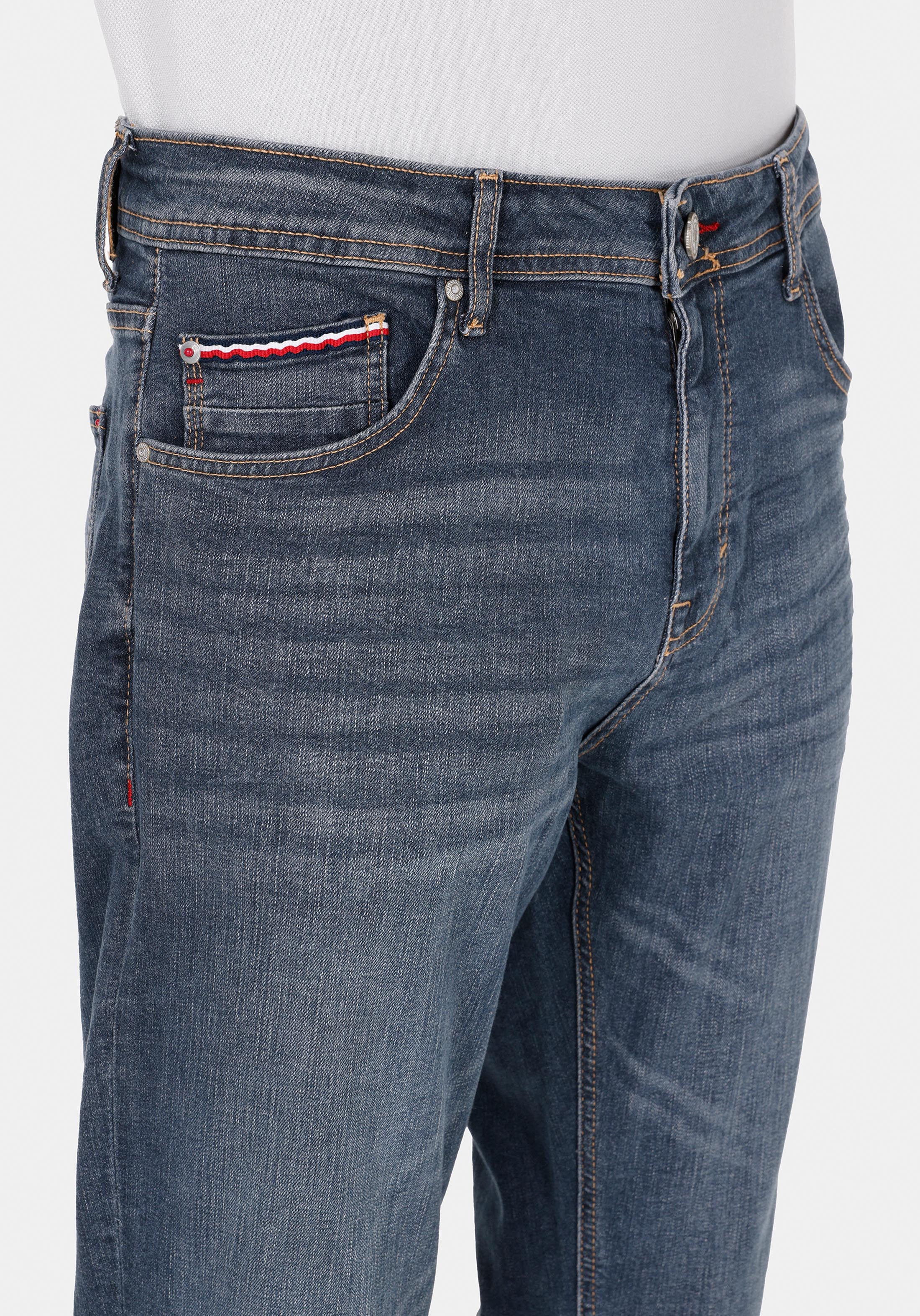 Afișați detalii pentru Pantaloni De Barbati Albastru Straight Fit 044 Karl Cl1072208