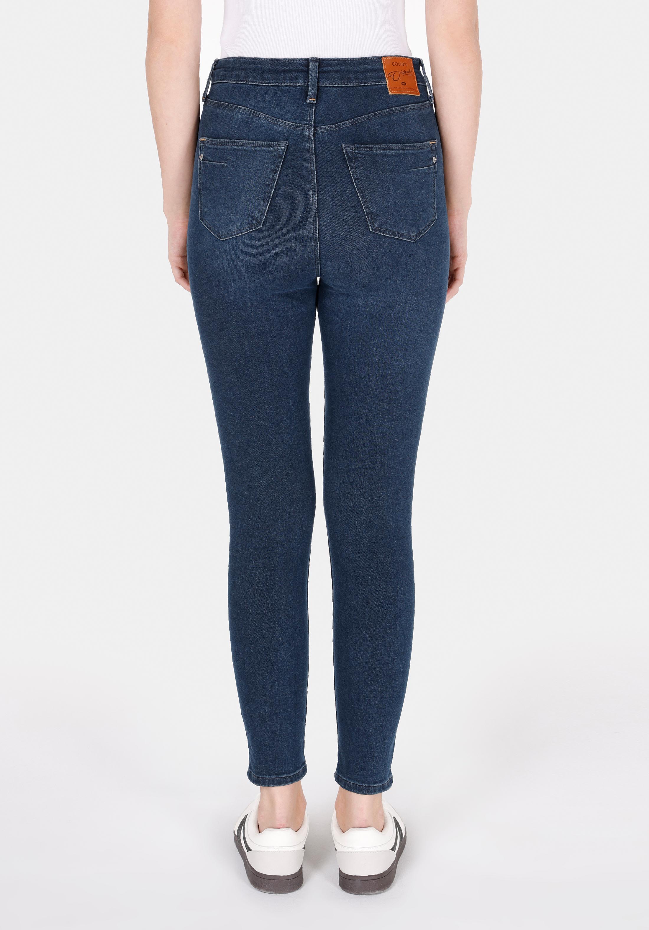 Afișați detalii pentru Pantaloni De Dama Albastru Skinny Fit 760 Diana Cl1072248