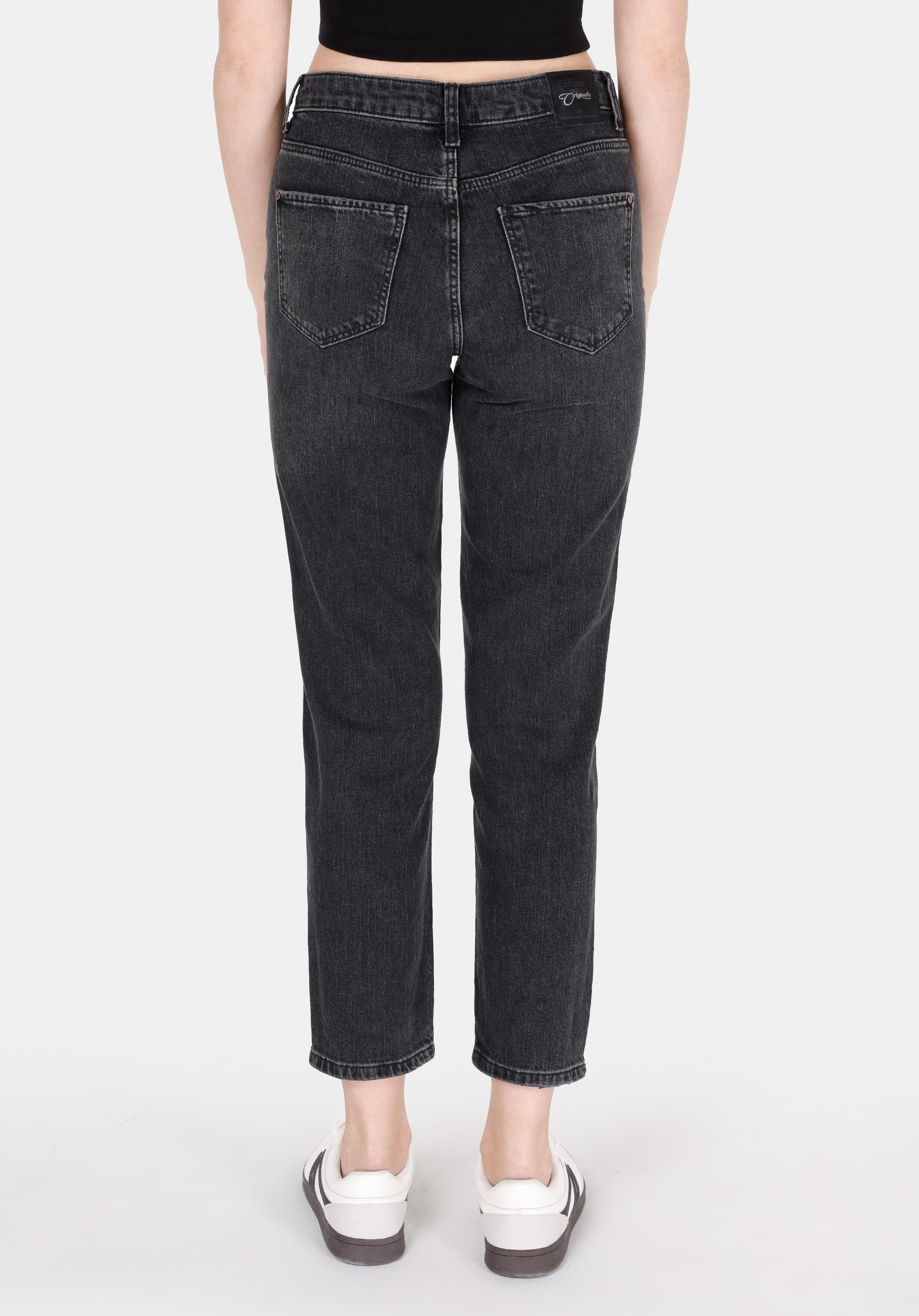 Afișați detalii pentru Pantaloni De Dama Negru Mom Fit 896  Maria Cl1072261