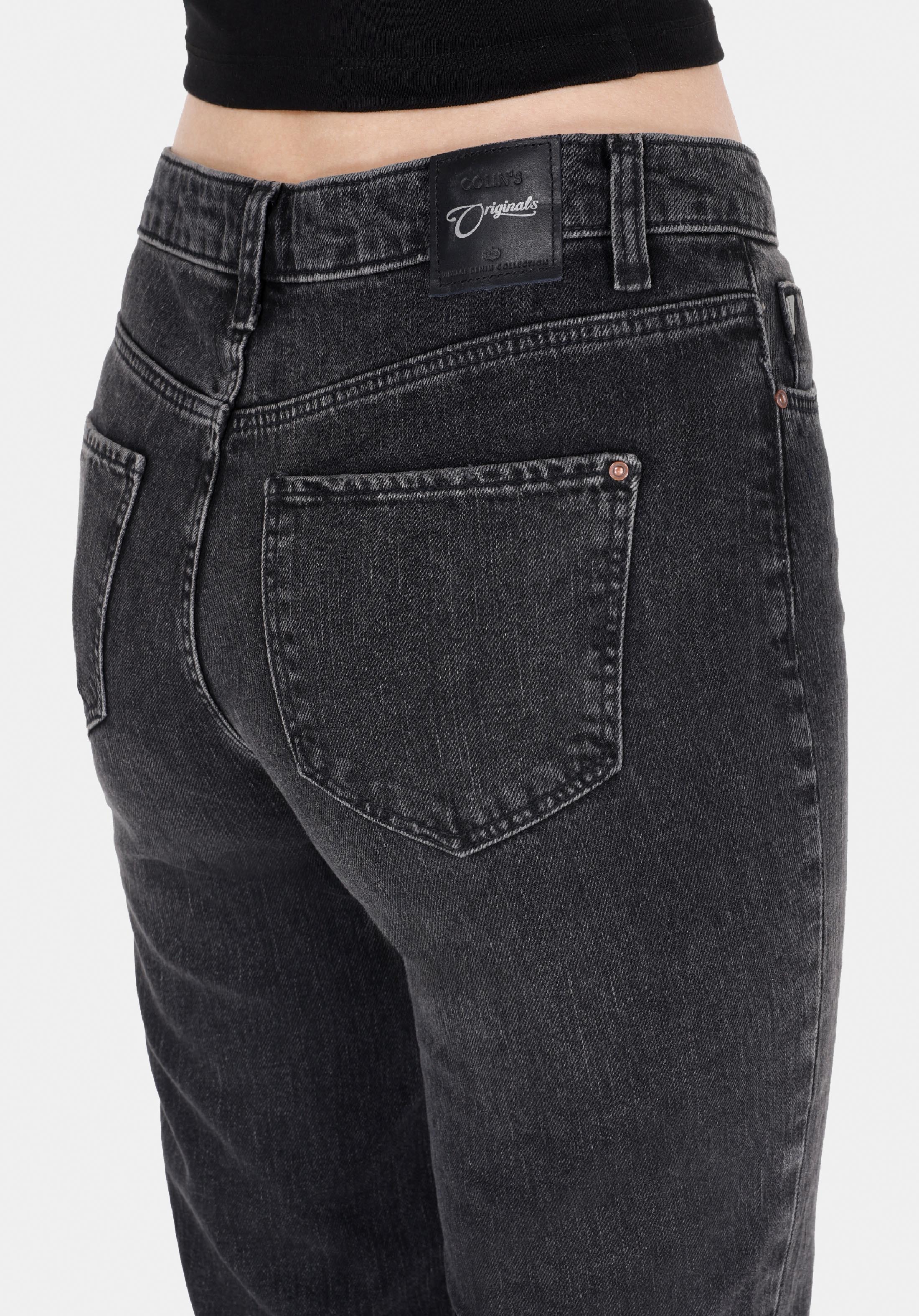 Afișați detalii pentru Pantaloni De Dama Negru Mom Fit 896  Maria Cl1072261