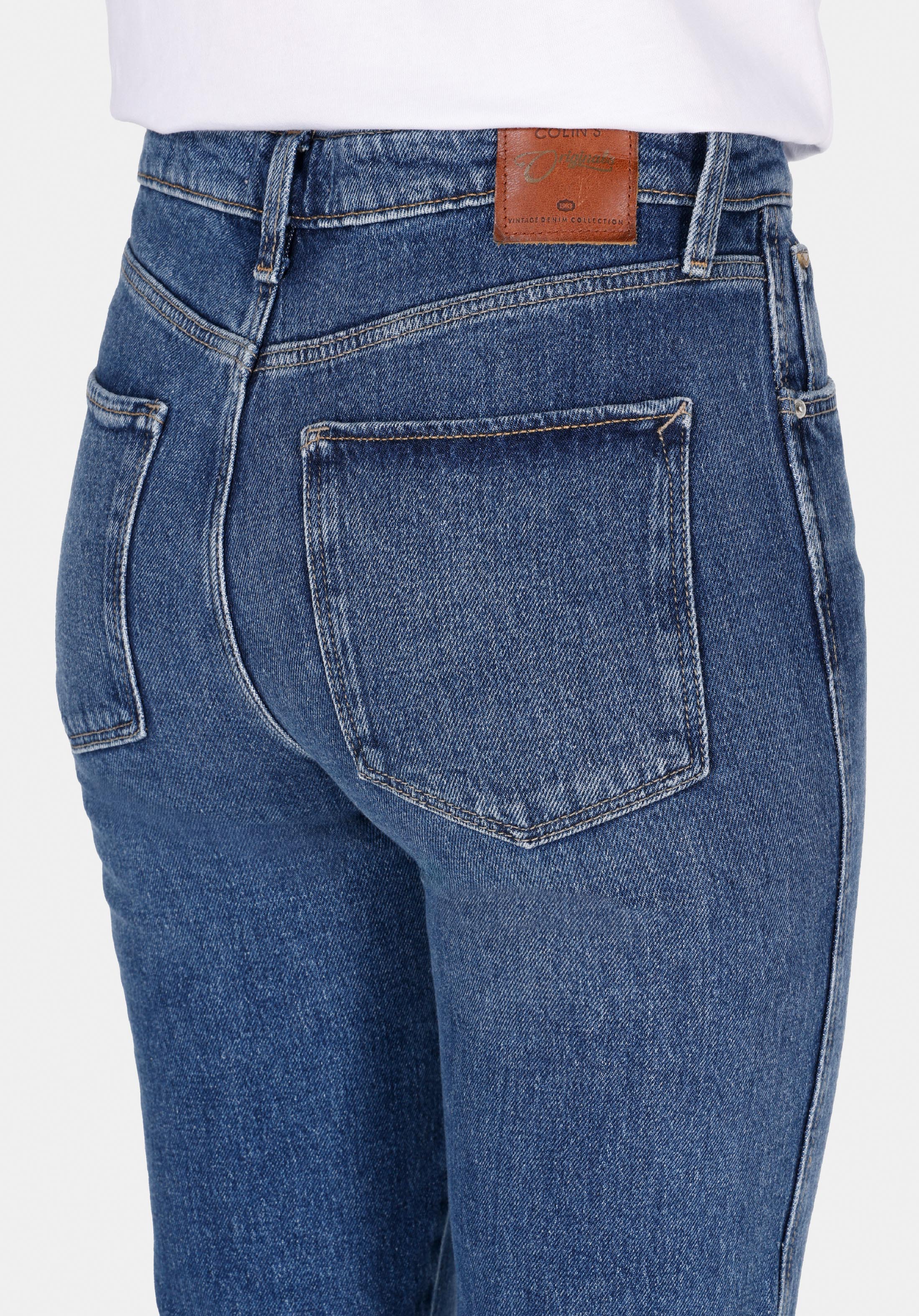 Afișați detalii pentru Pantaloni De Dama Albastru Slim Fit 891 Maya Cl1072263