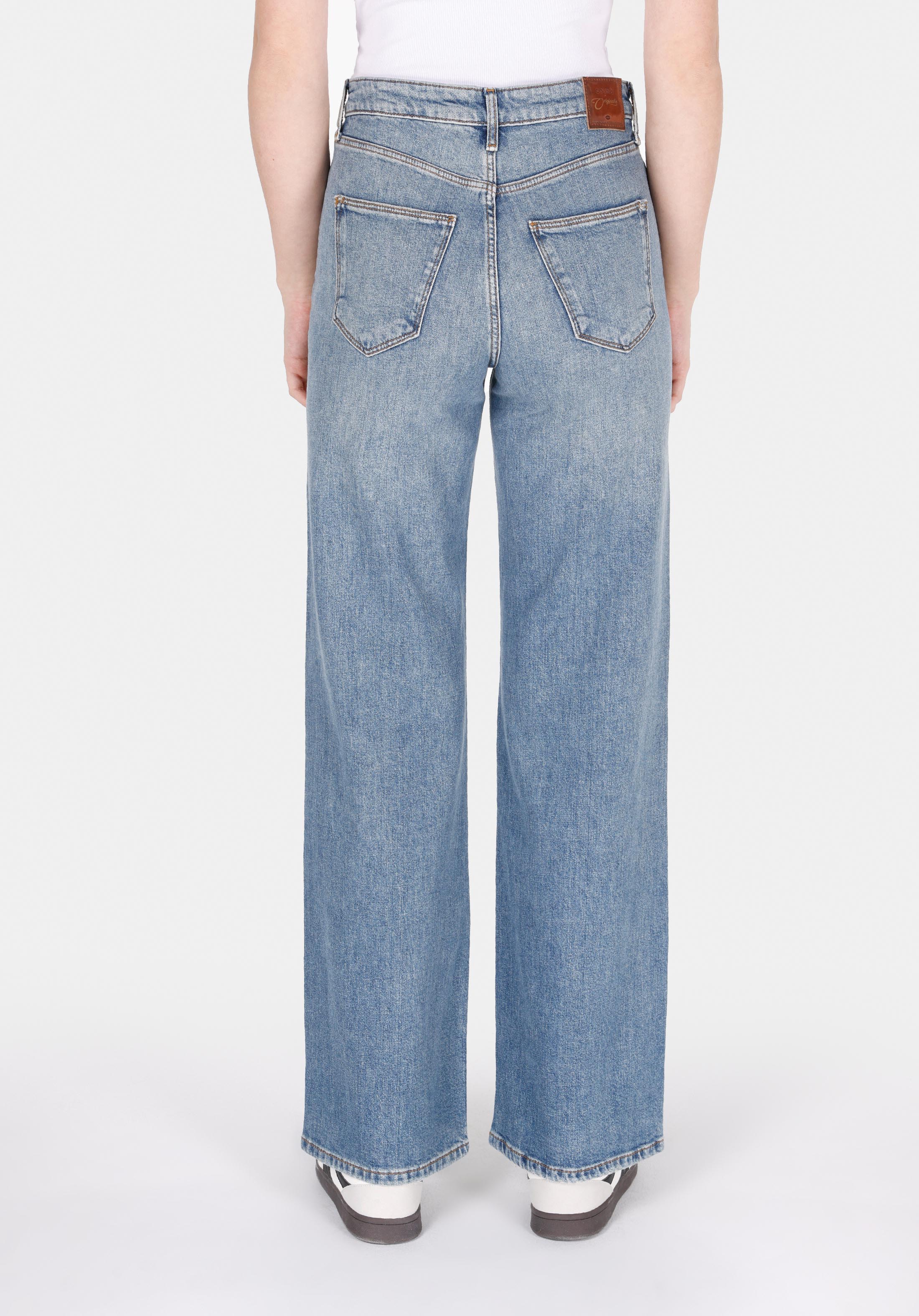 Afișați detalii pentru Pantaloni De Dama Albastru Deschis Regular Fit 970 Berry Cl1072267