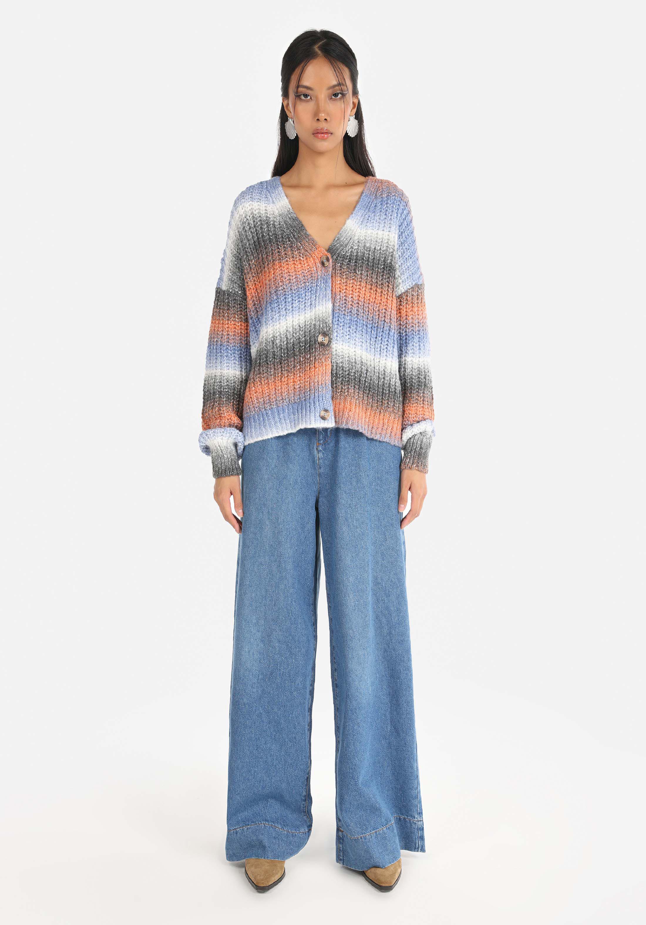 Afișați detalii pentru Cardigan Multicolor Pentru Femei Regular Fit