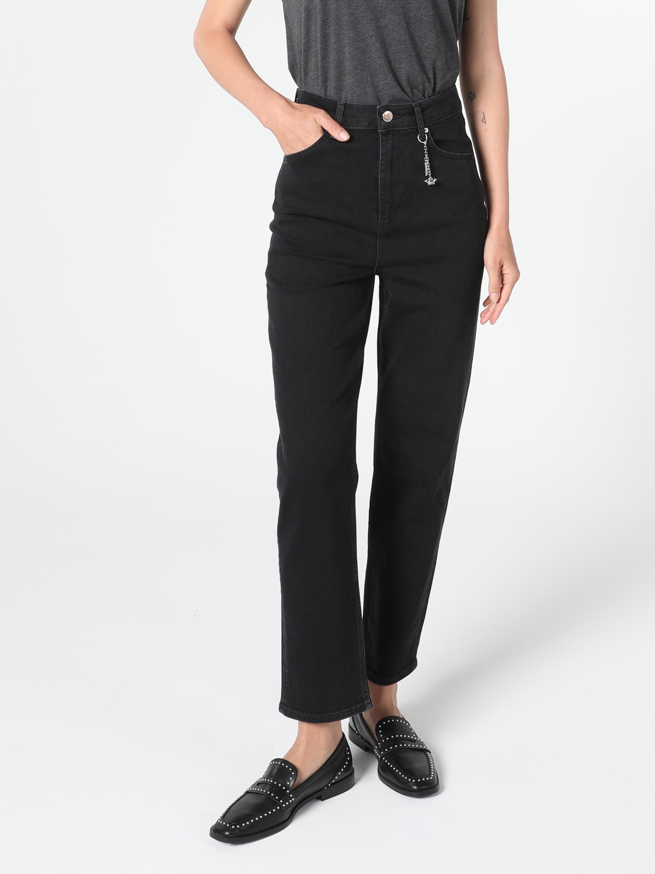 Afișați detalii pentru Pantaloni De Dama Denim Straight Fit 884 Lauren Cl1056340