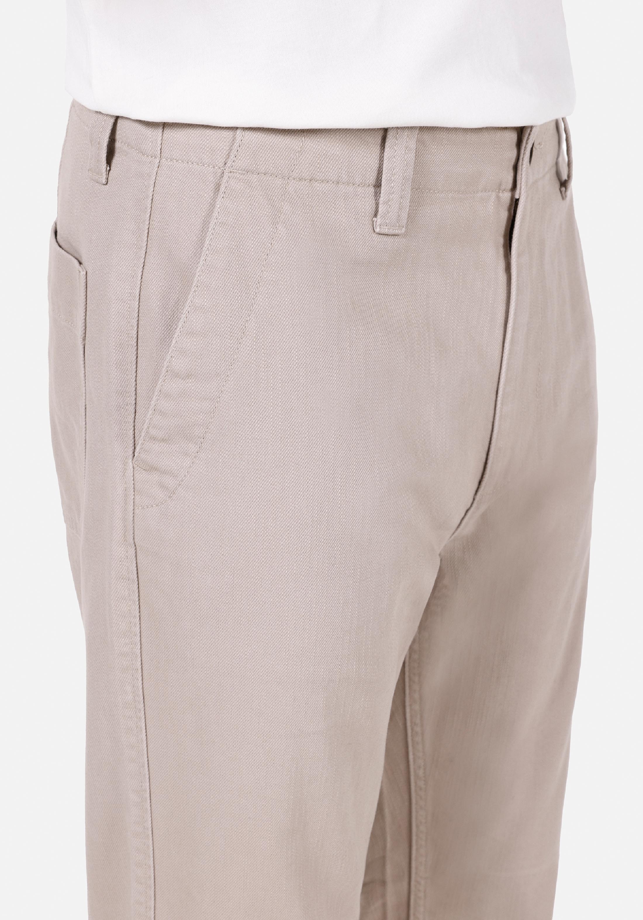 Afișați detalii pentru Pantaloni De Barbati Bej Loose Fit  Cl1072304