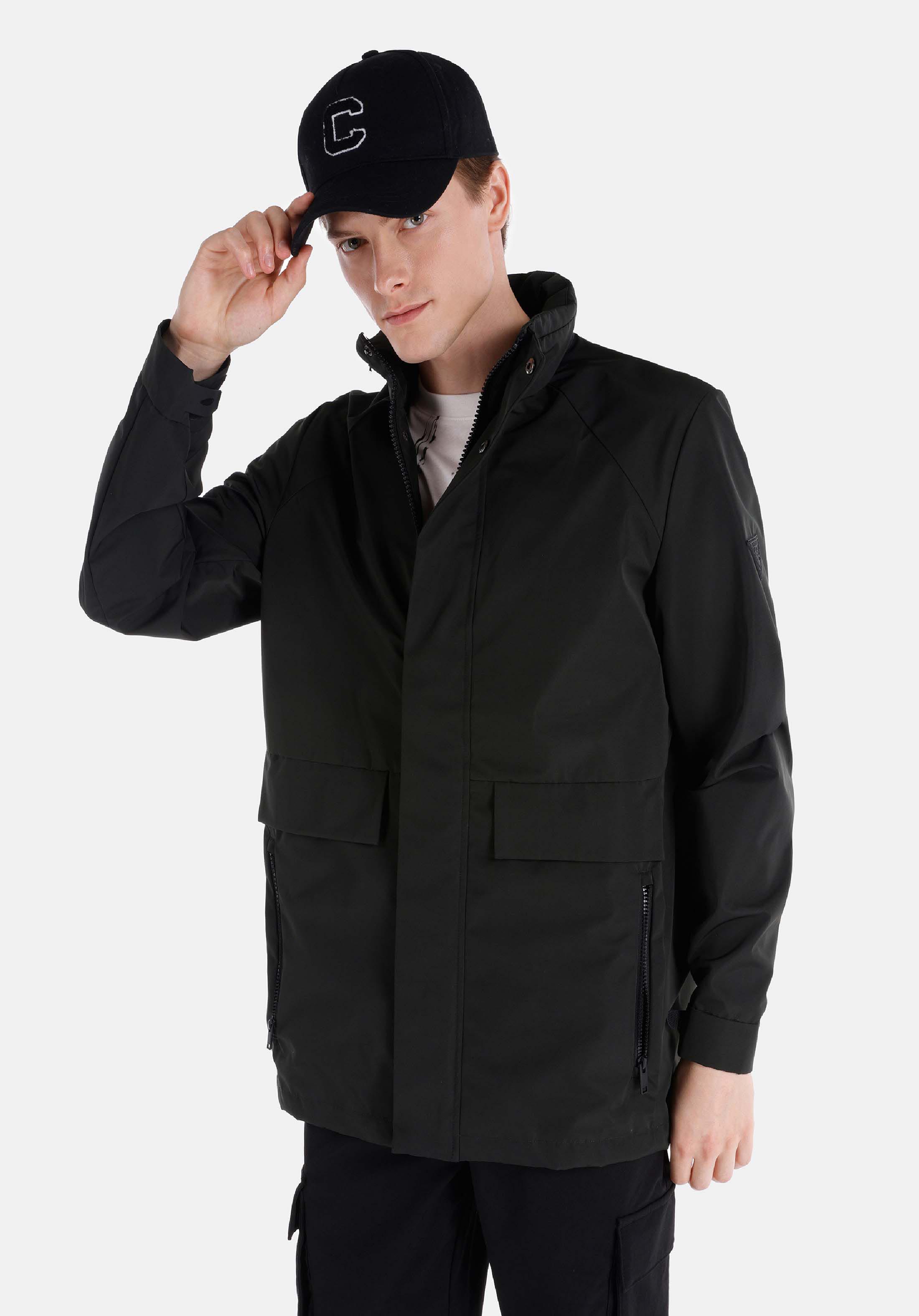 Afișați detalii pentru Palton Verde Pentru Bărbați Regular Fit