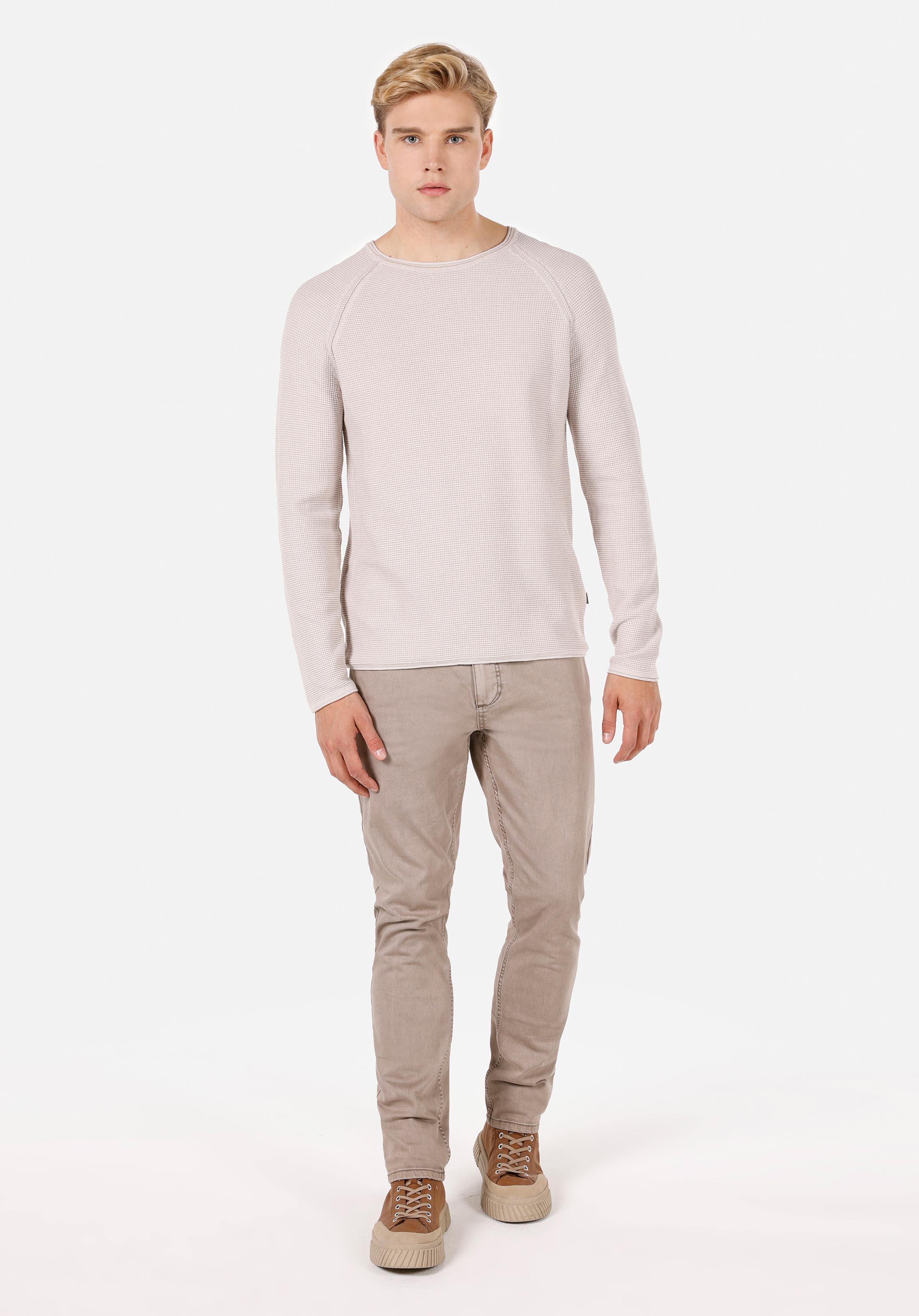 Afișați detalii pentru Pulover De Barbati Bej Regular Fit  Cl1072362