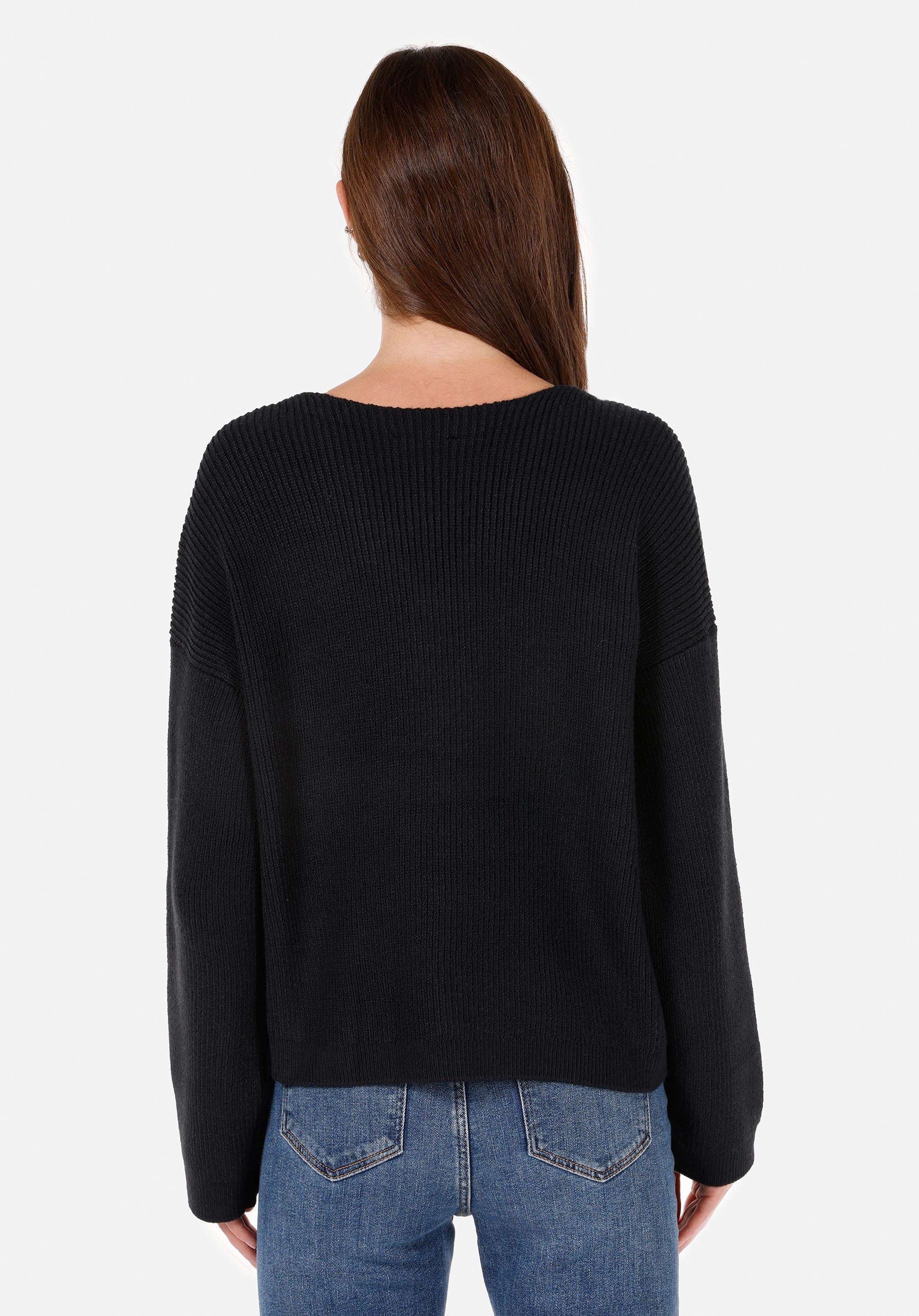 Afișați detalii pentru Pulover De Dama Negru Regular Fit  Cl1072363