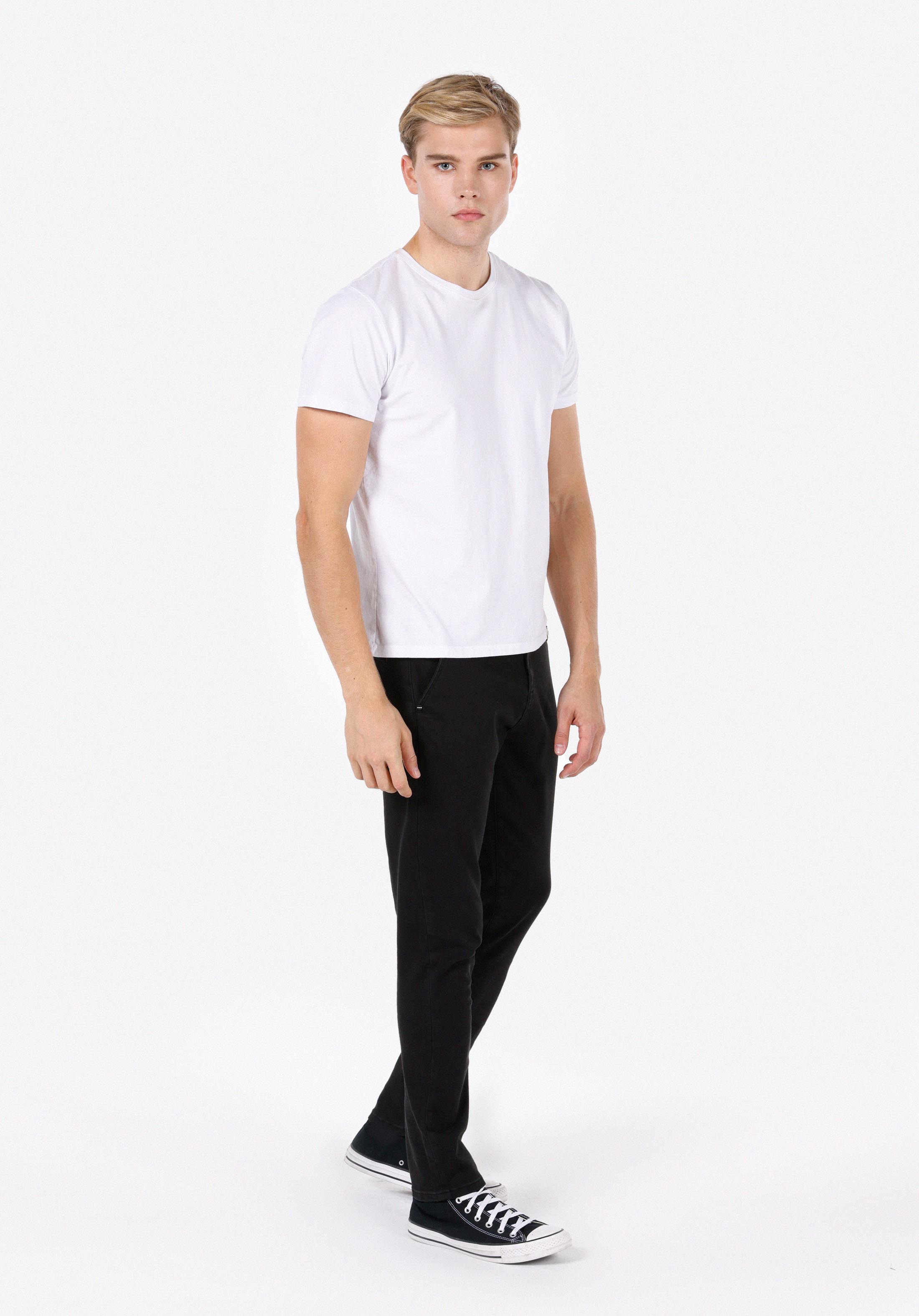 Afișați detalii pentru Pantaloni De Barbati Negru Slim Fit 041 Danny Cl1072374