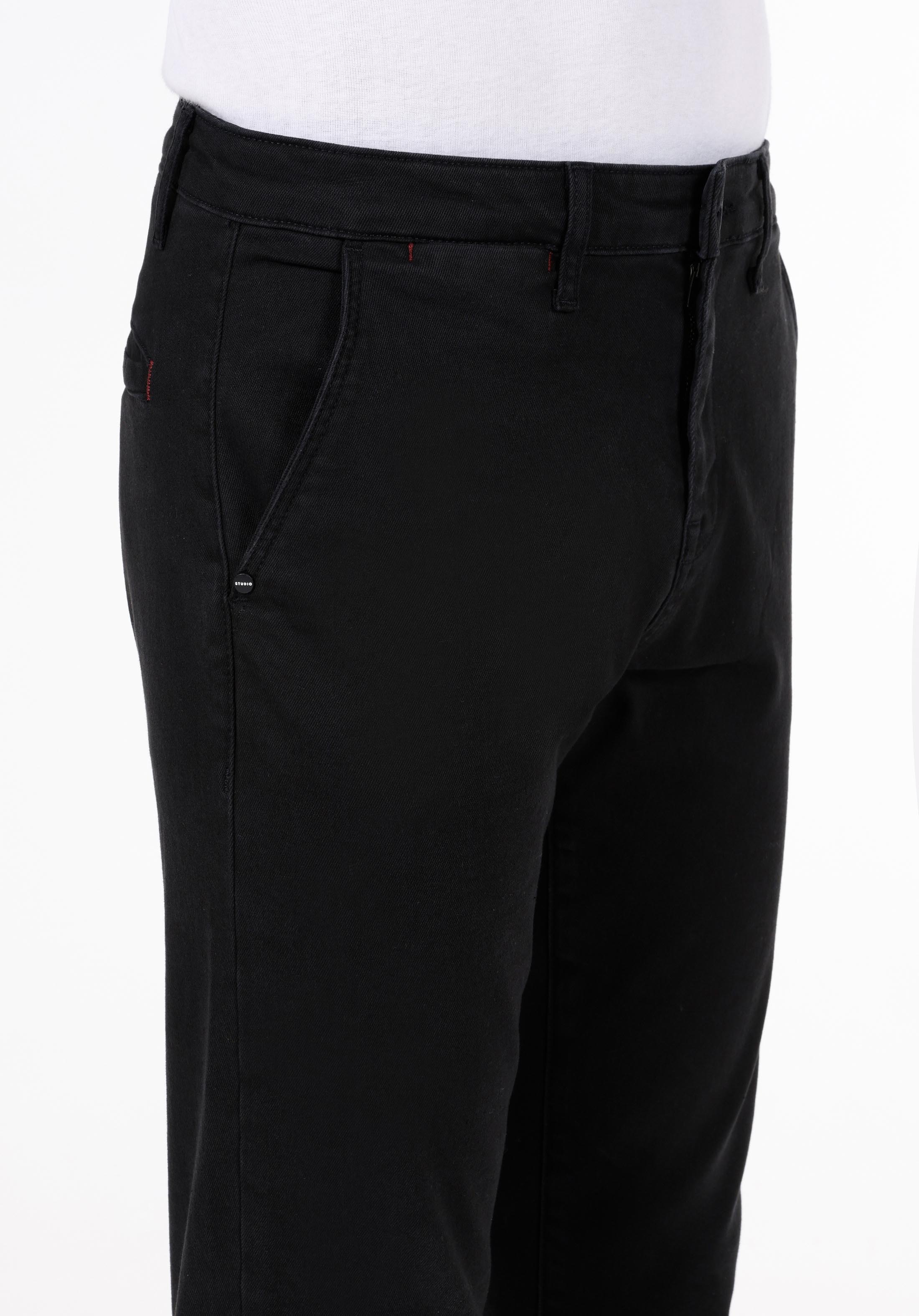 Afișați detalii pentru Pantaloni De Barbati Negru Slim Fit 041 Danny Cl1072374
