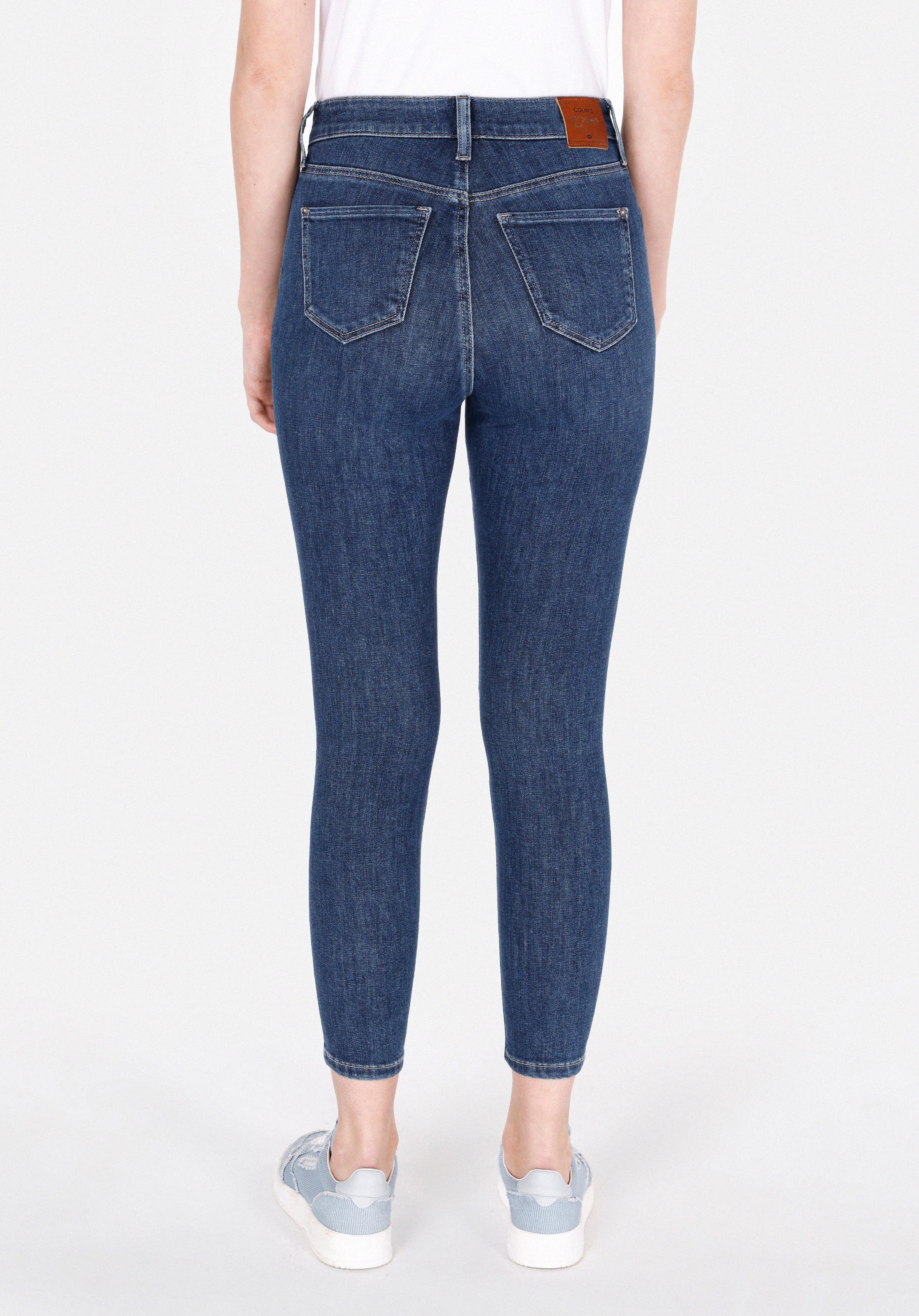 Afișați detalii pentru Pantaloni De Dama Albastru Skinny Fit 760 Diana Cl1072452