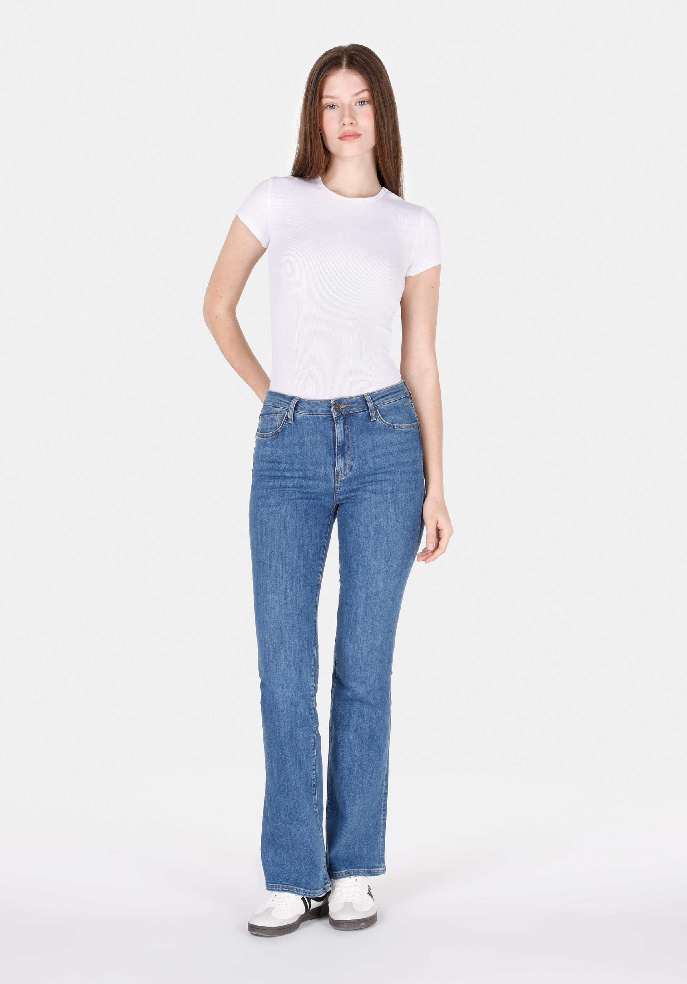 Afișați detalii pentru Pantaloni De Dama Denim Slim Fit  Cl1072459