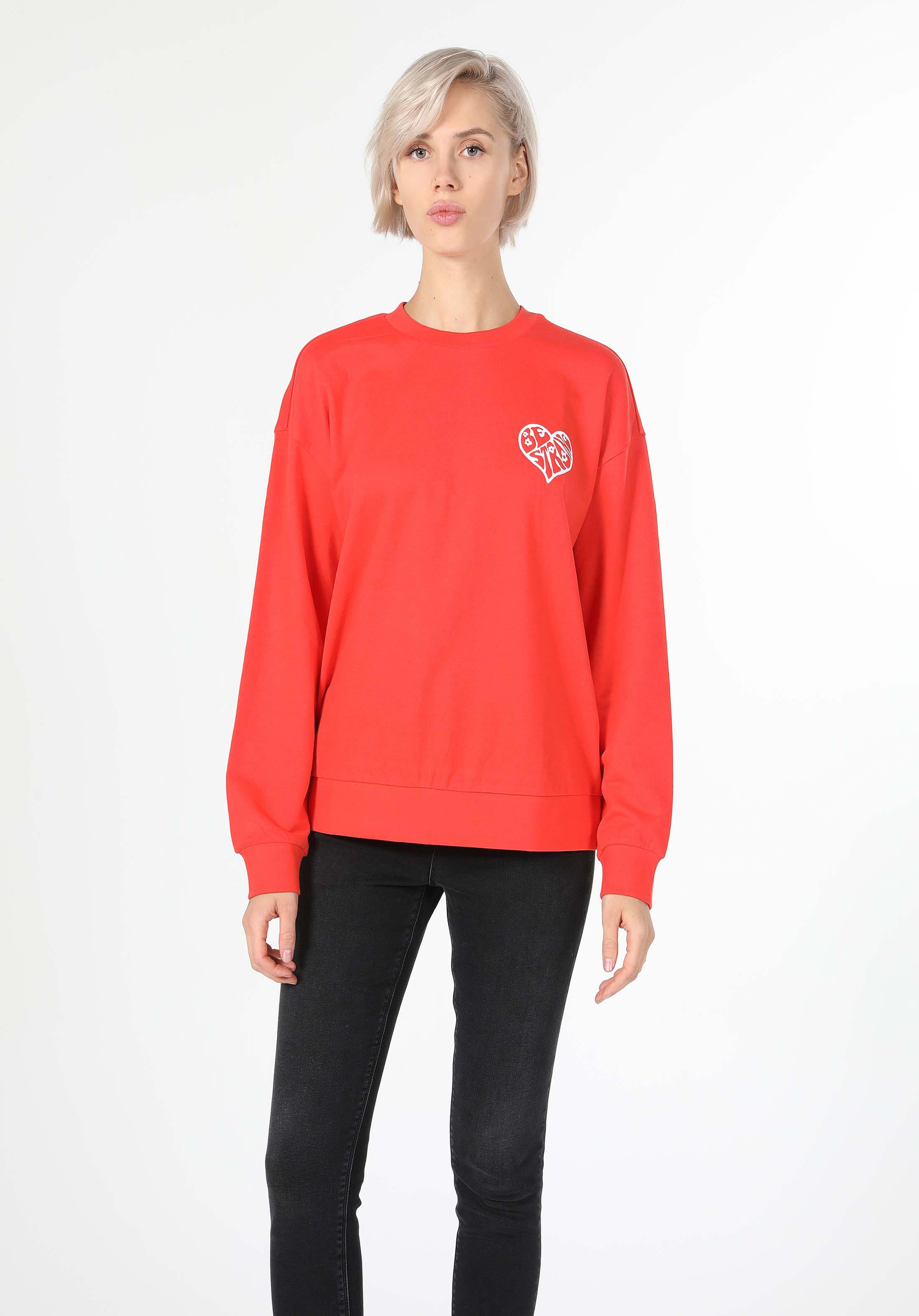 Afișați detalii pentru Hanorac / Bluza De Dama Portocaliu Regular Fit  Cl1060318